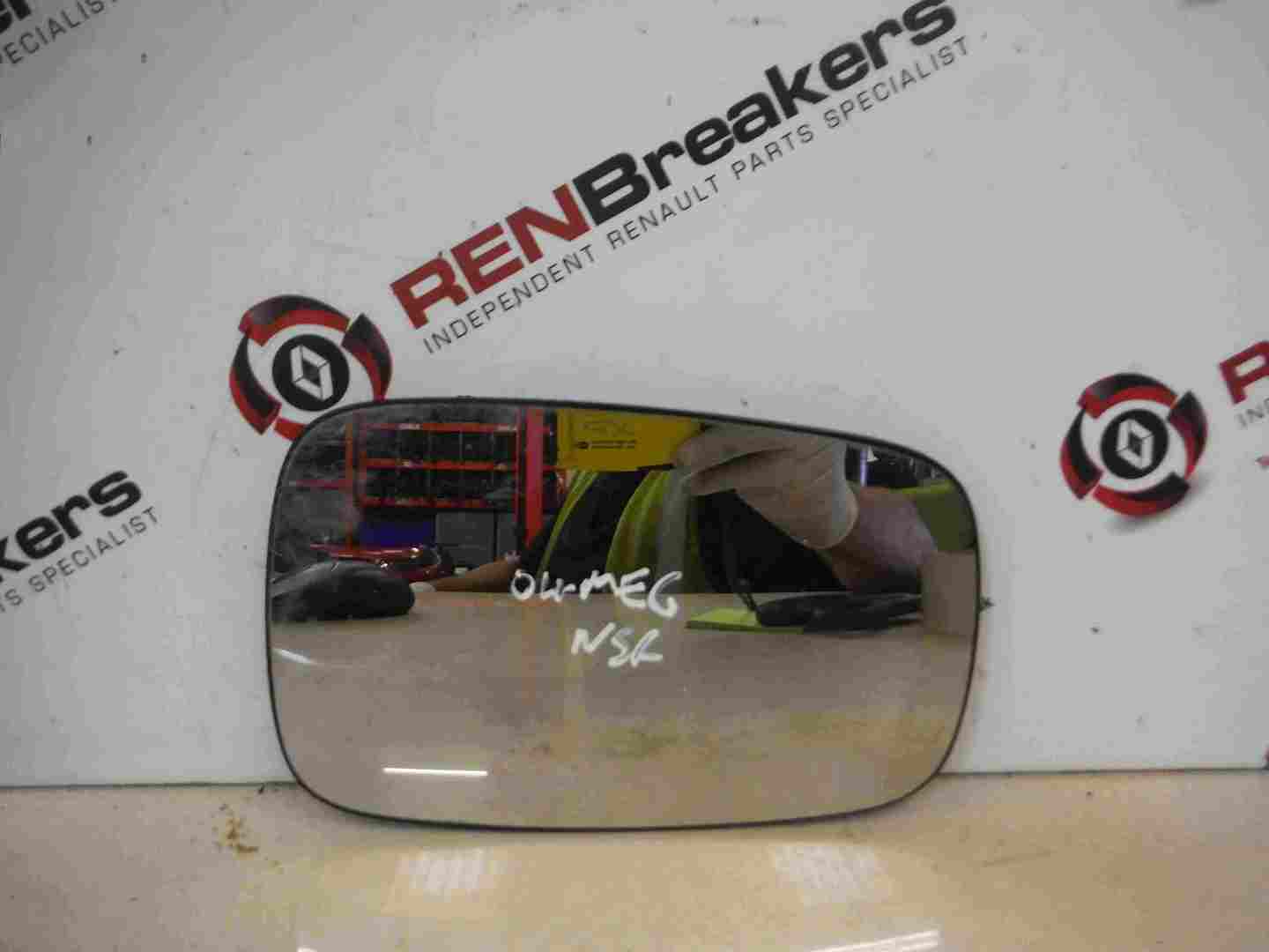 Renault Megane 2002-2008 Passenger NS Wing Mirror Glass 1