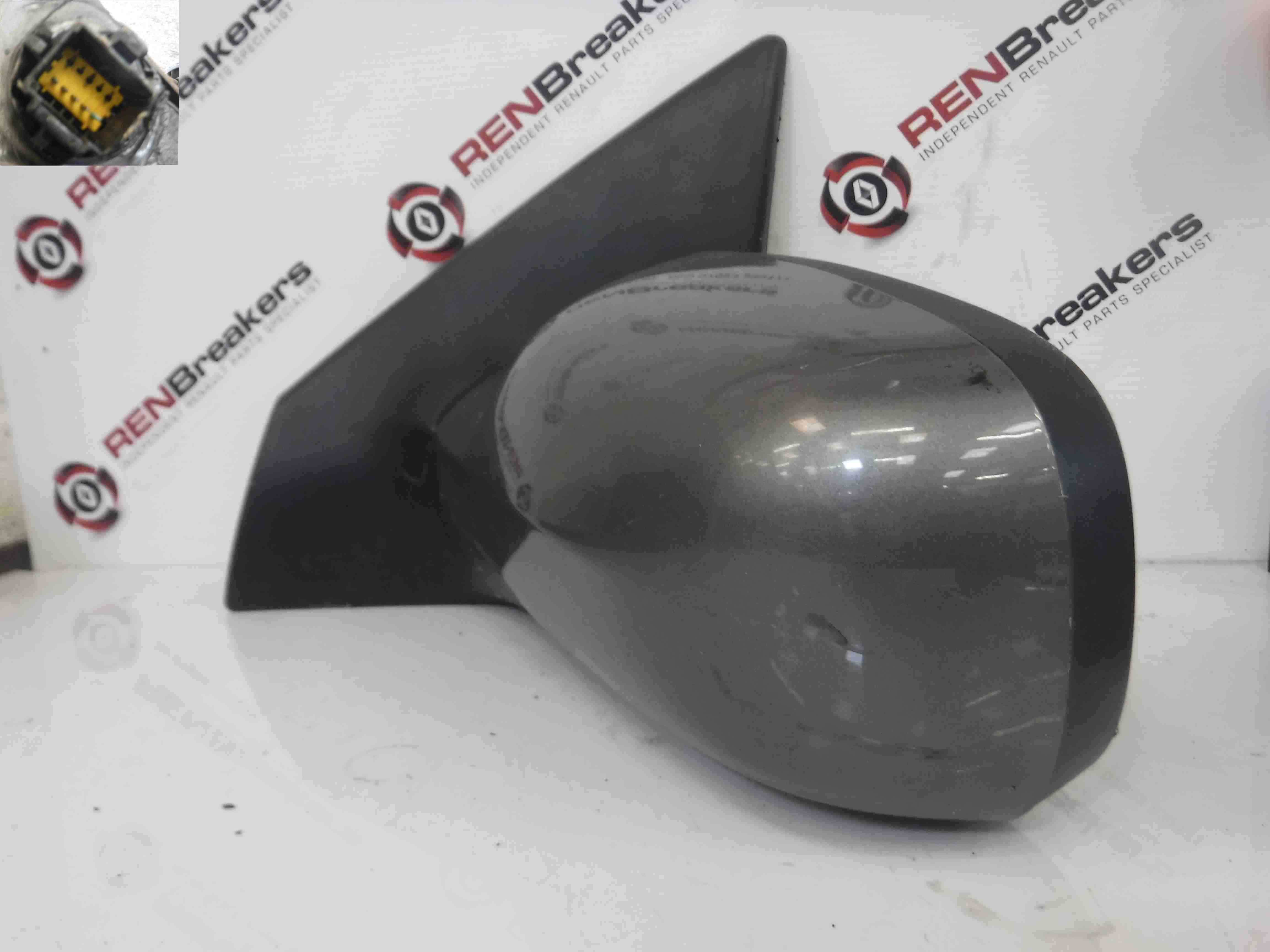 Renault Megane 2002-2008 Passenger NS Wing Mirror Grey 603