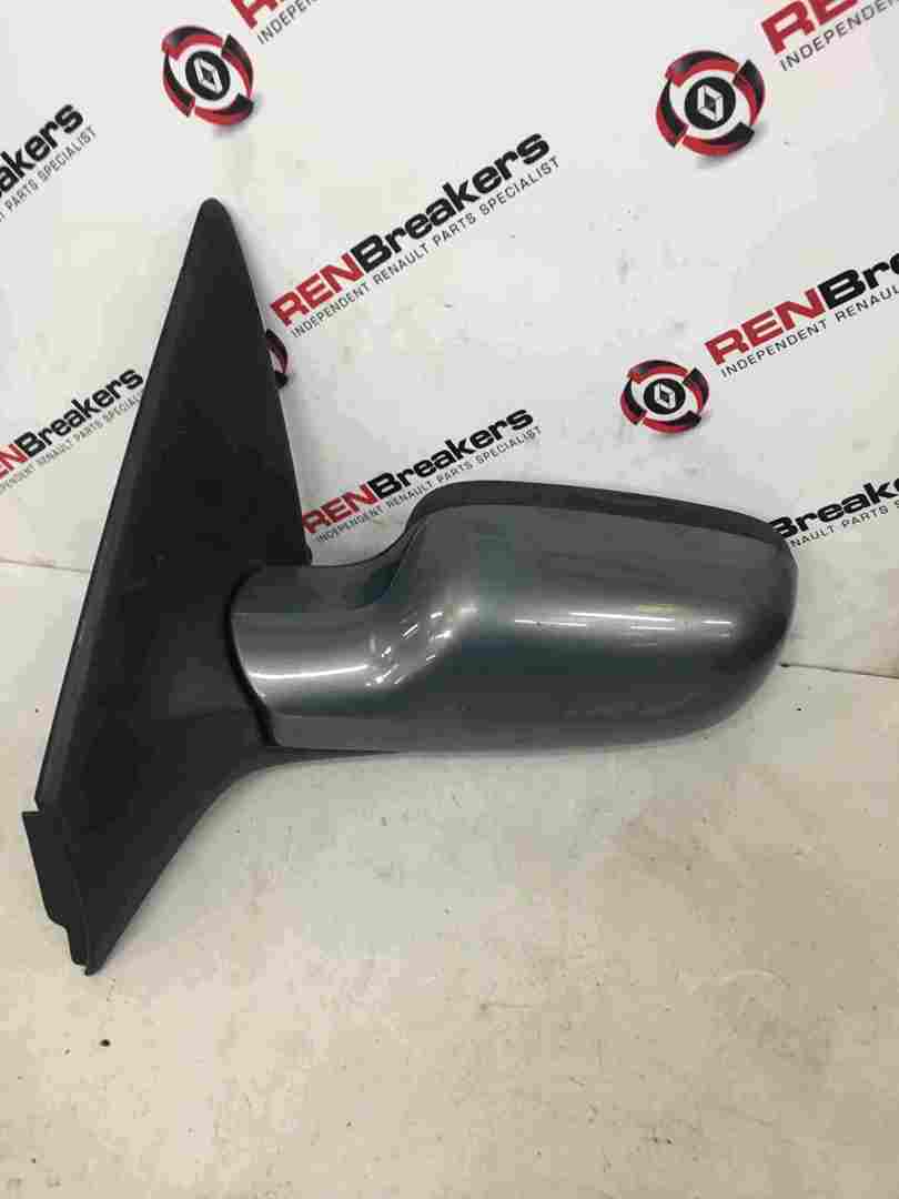 Renault Megane 2002-2008 Passenger NS Wing Mirror Grey TE266 Folding