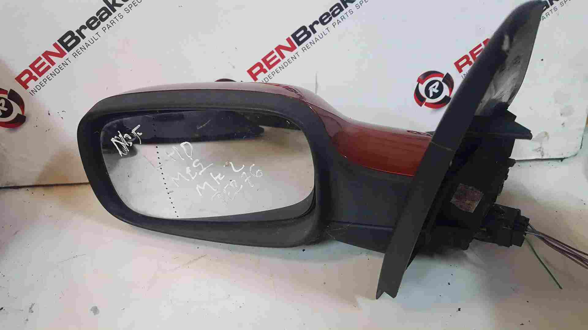 Thumb 2 Renault Megane 2002-2008 Passenger NS Wing Mirror RED Teb76