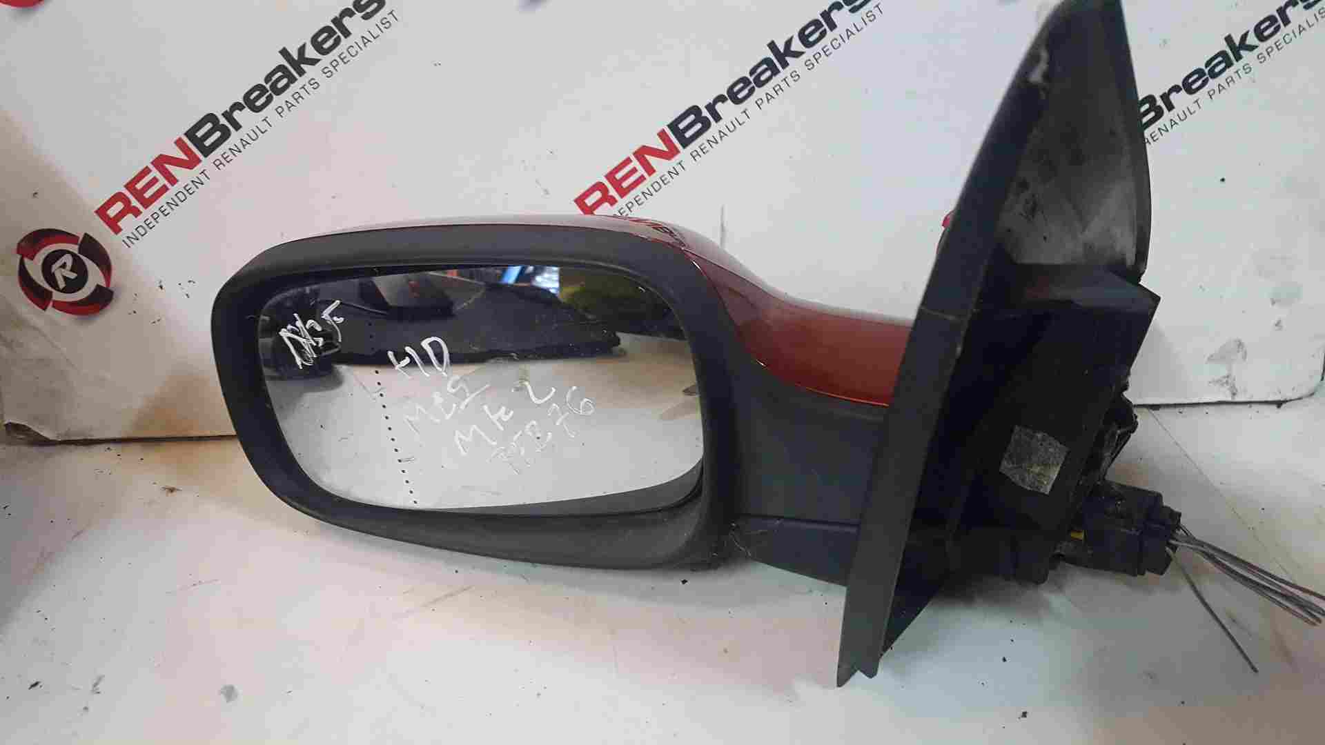 Thumb 3 Renault Megane 2002-2008 Passenger NS Wing Mirror RED Teb76