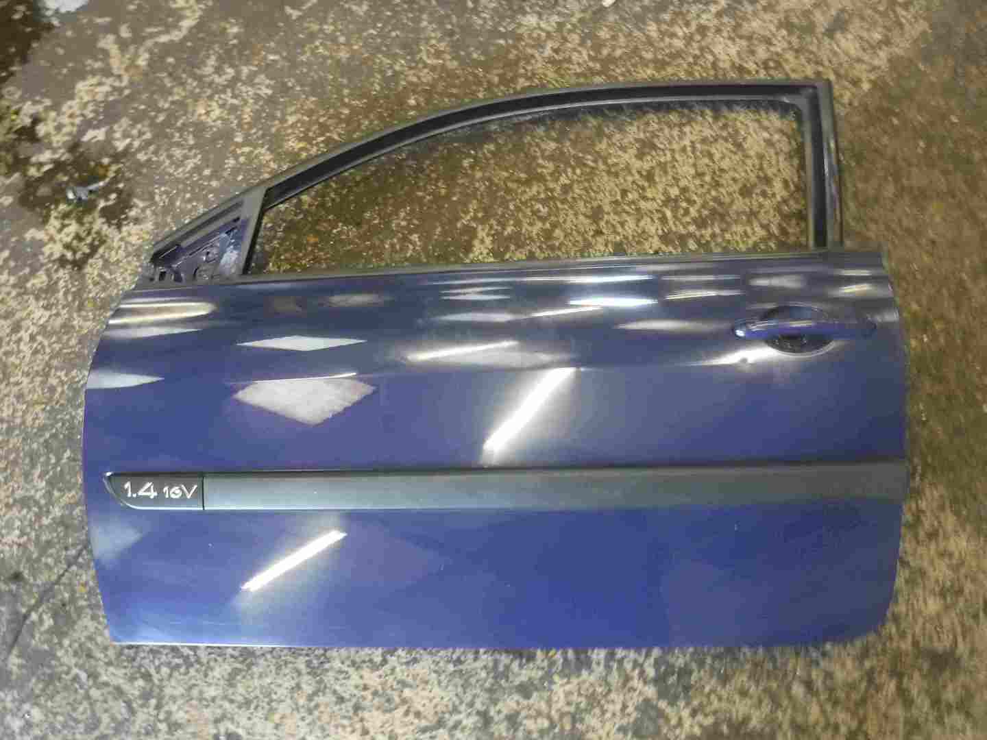Renault Megane 2002-2008 Passenger NSF Front Door Blue OV460 3dr