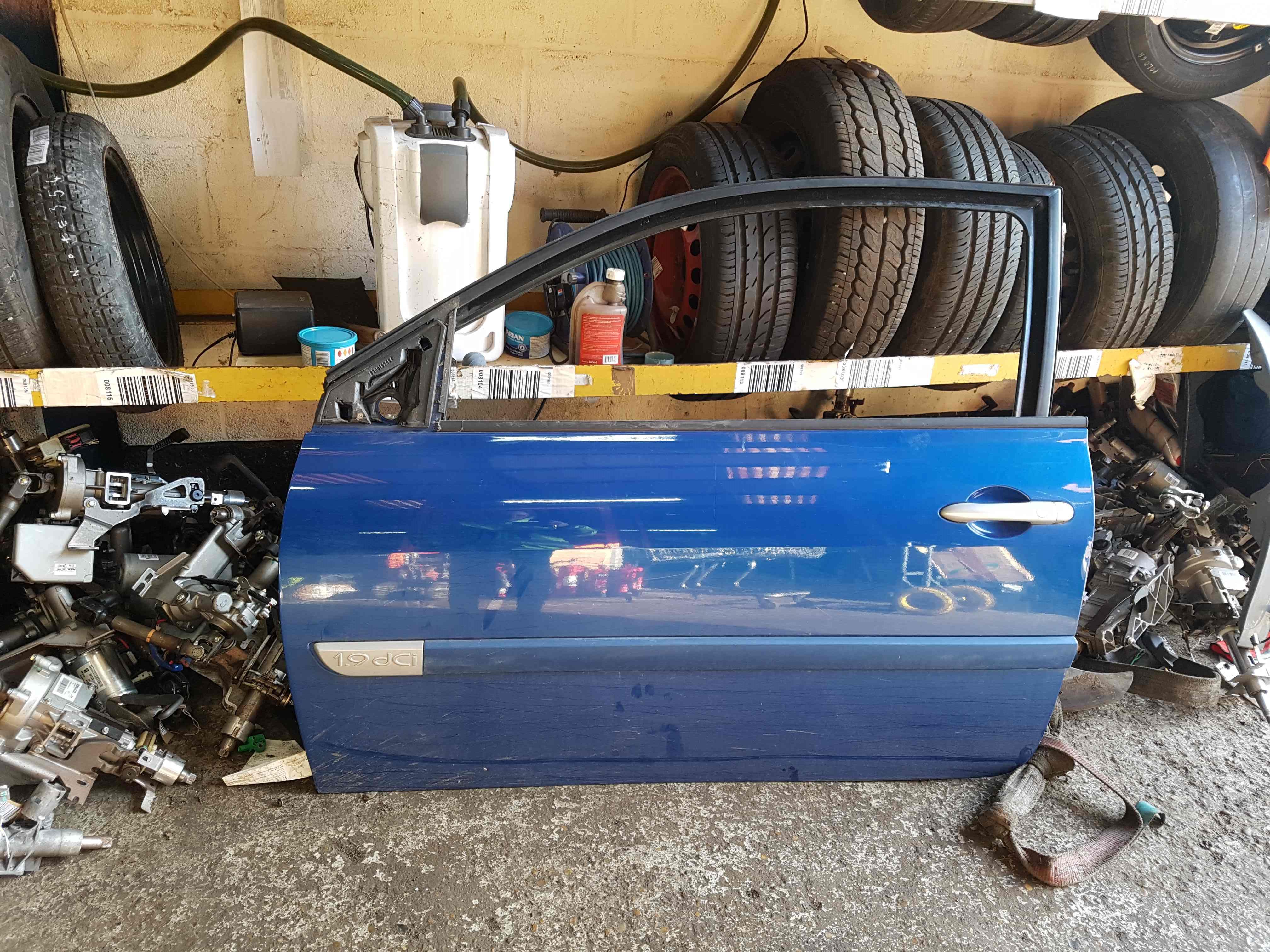 Thumb 2 Renault Megane 2002-2008 Passenger NSF Front Door Blue Terna 3Dr