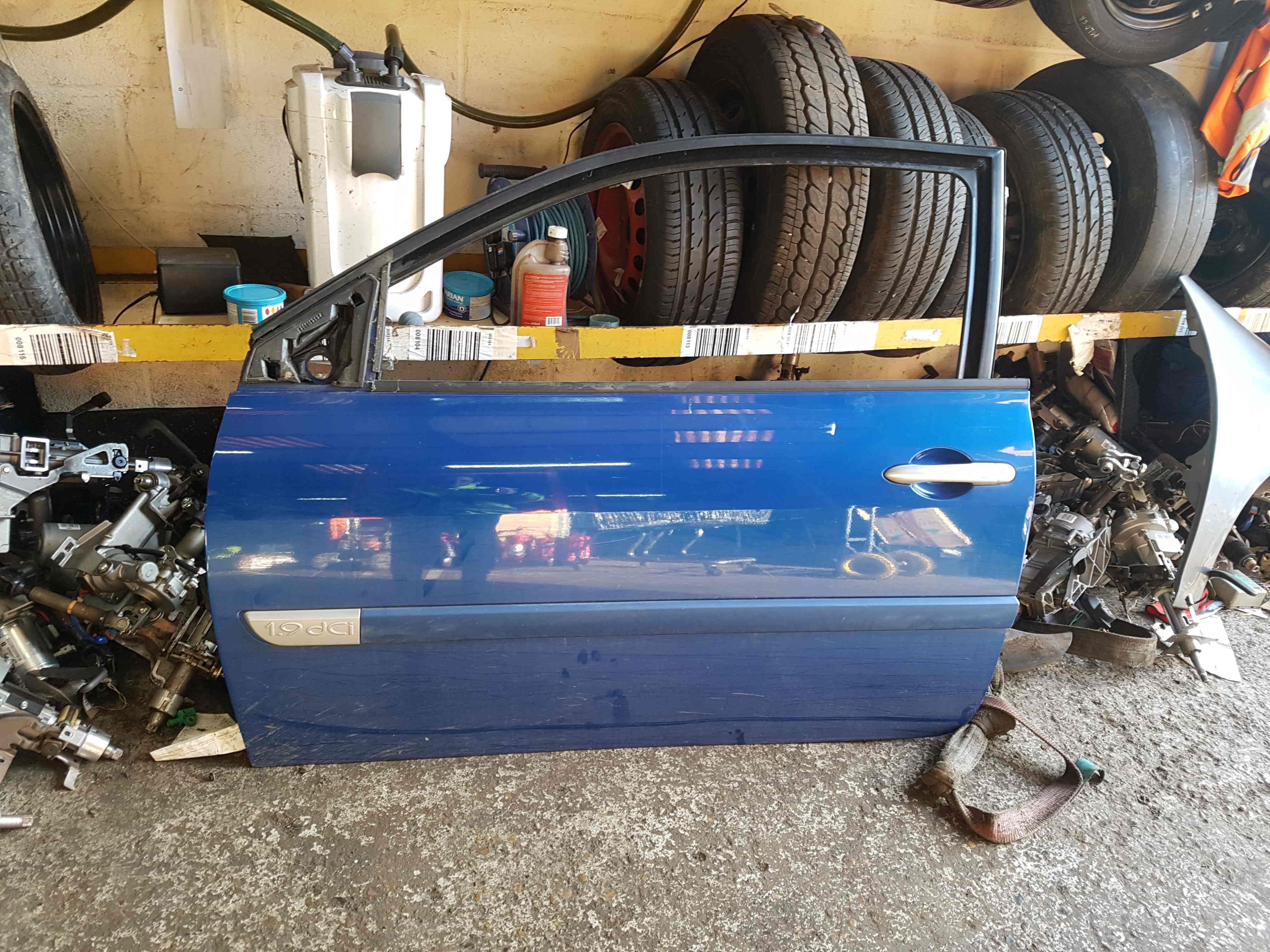 Thumb 3 Renault Megane 2002-2008 Passenger NSF Front Door Blue Terna 3Dr