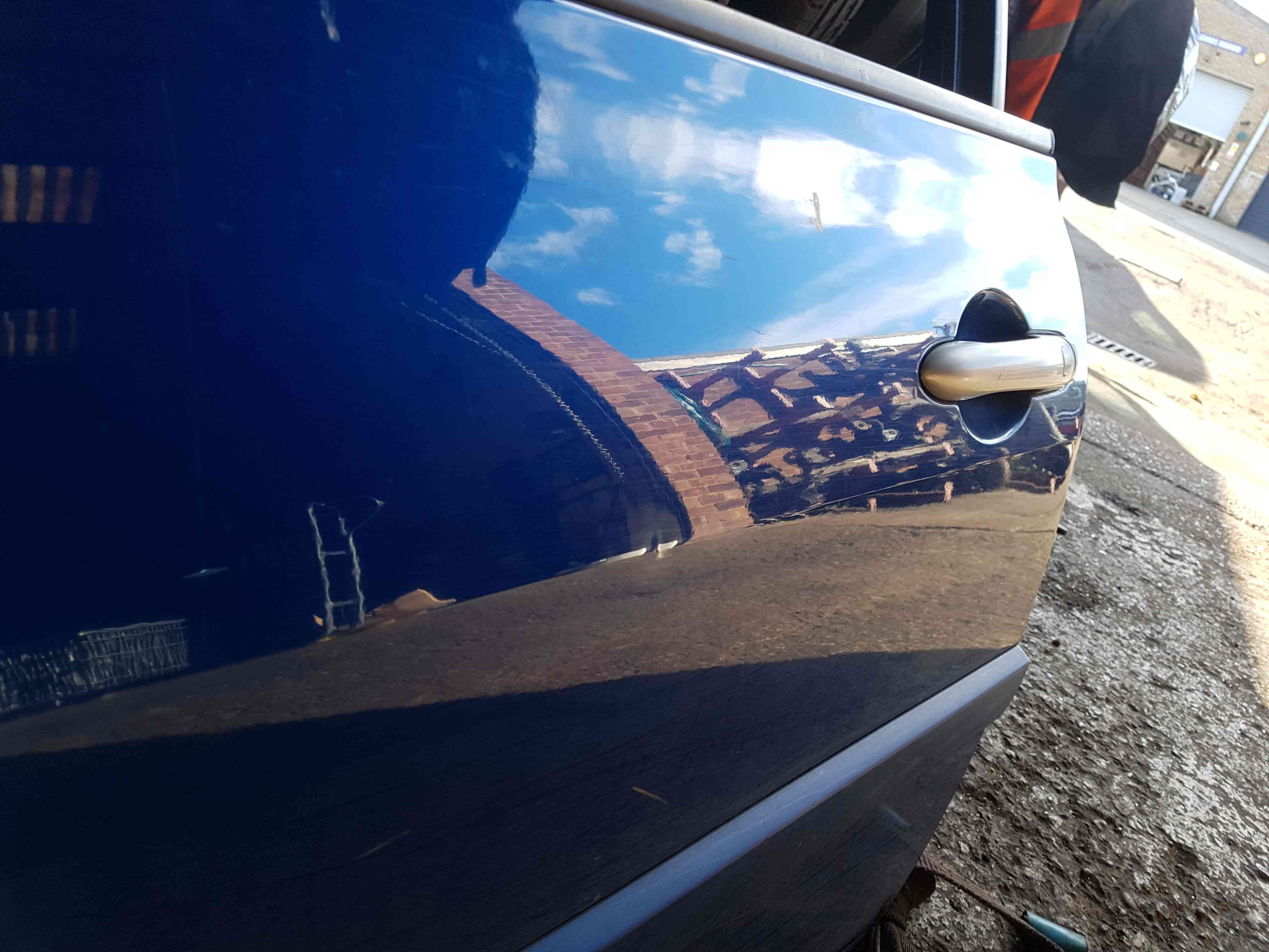 Thumb 6 Renault Megane 2002-2008 Passenger NSF Front Door Blue Terna 3Dr