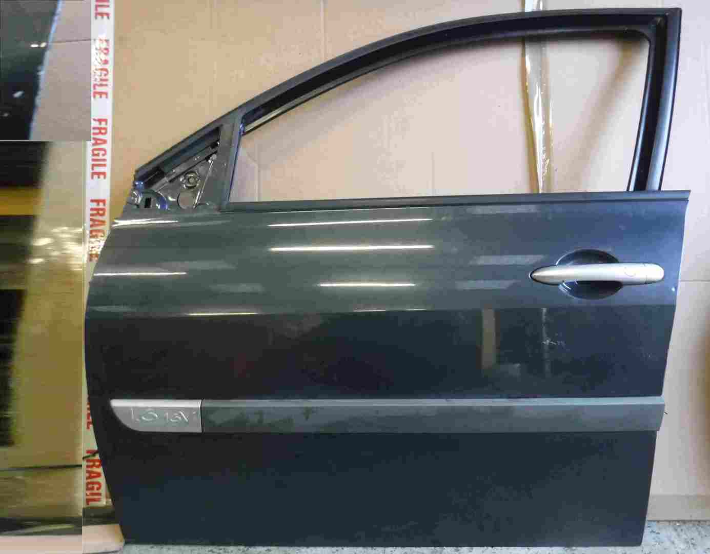 Renault Megane 2002-2008 Passenger NSF Front Door Grey TEB66 5DR
