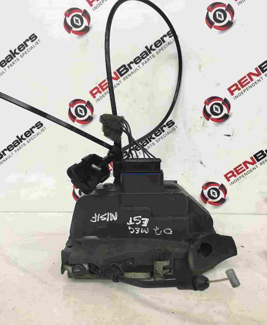 Renault Megane 2002-2008 Passenger NSF Front Door Lock Mechanism 5dr