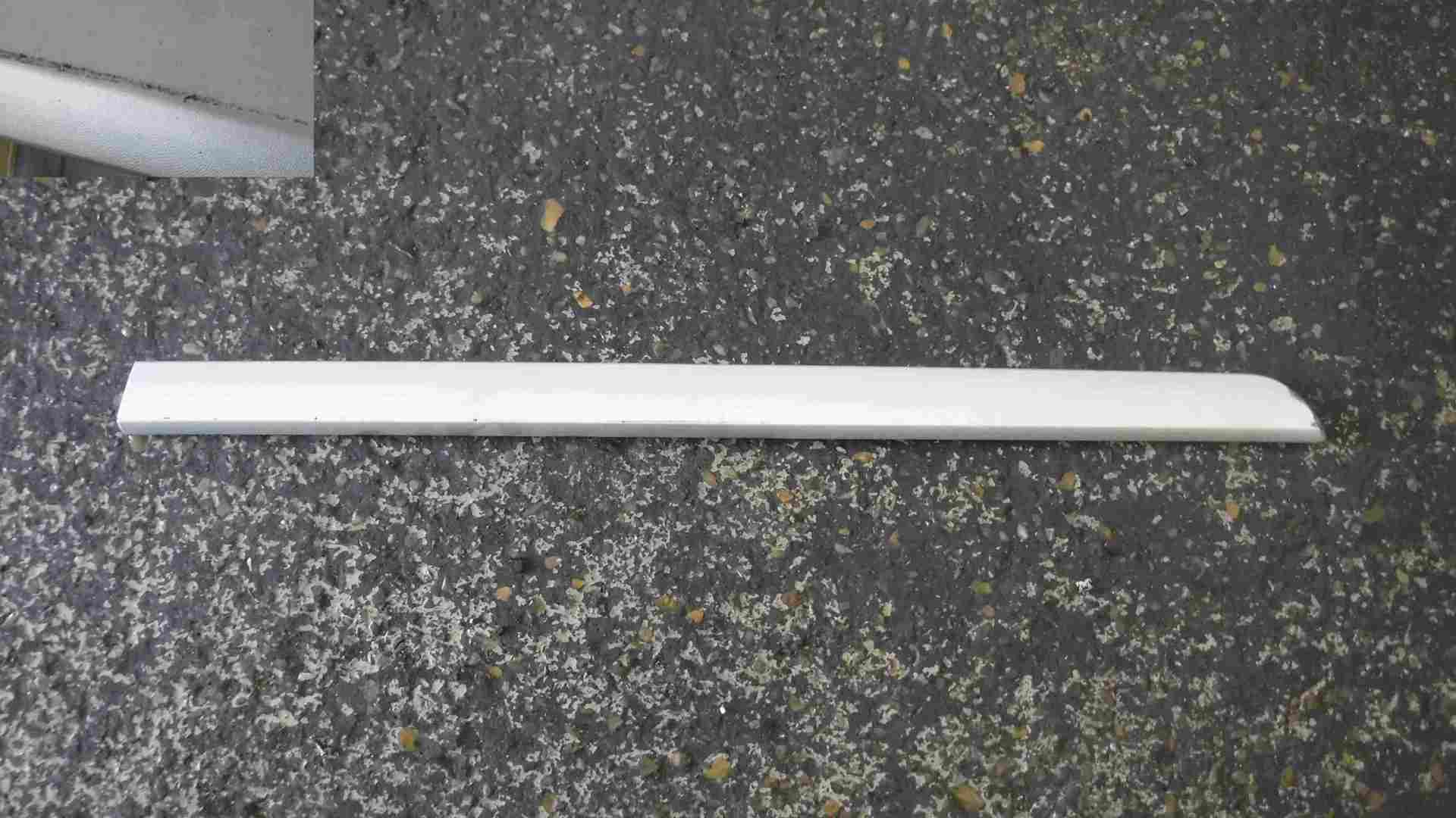Renault Megane 2002-2008 Passenger NSF Front Door Moulding Trim Silver TED69 5dr