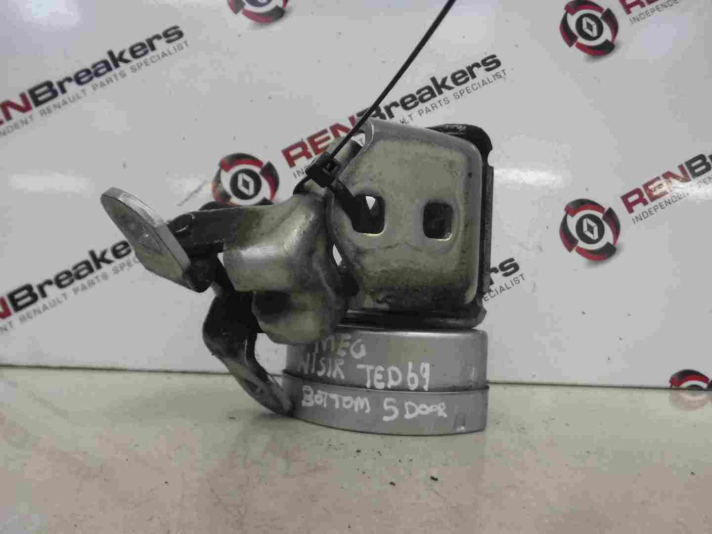 Renault Megane 2002-2008 Passenger NSR Rear Door Hinges TED69 Silver