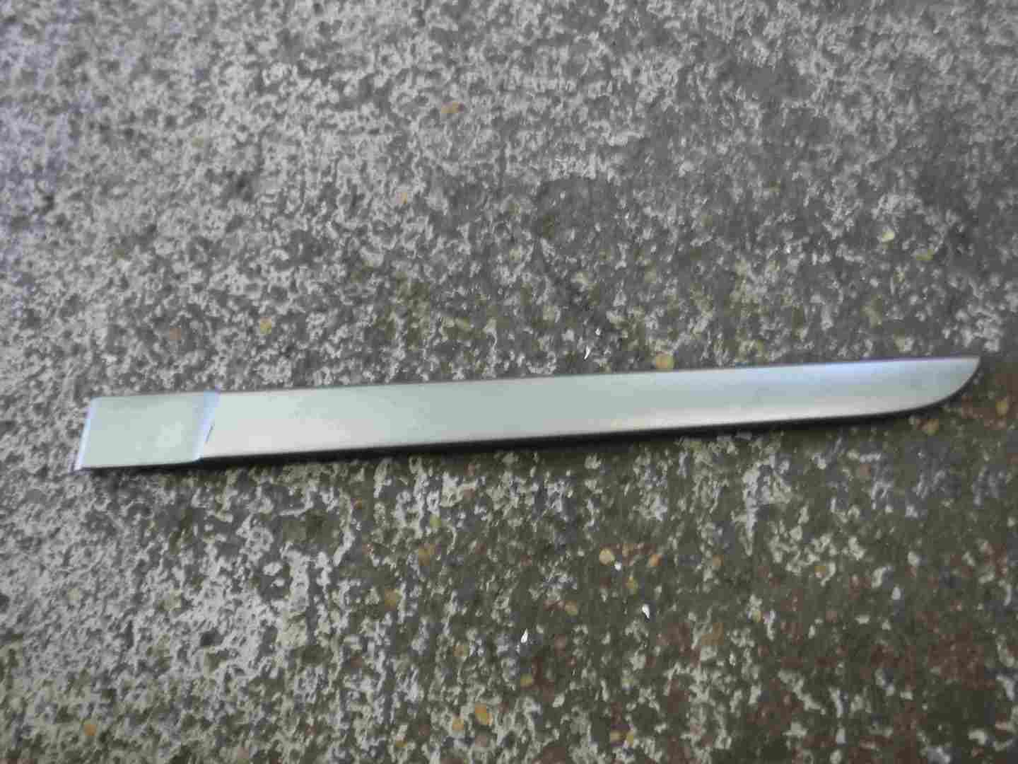 Renault Megane 2002-2008 Passenger NSR Rear Door Moulding Trim Silver