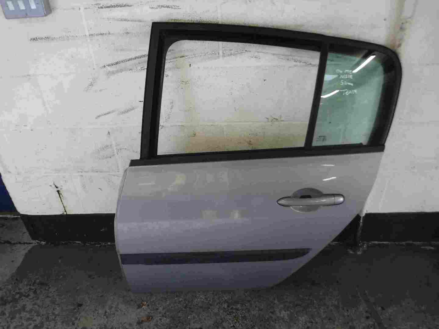 Renault Megane 2002-2008 Passenger NSR Rear Door Silver TEA19 5dr