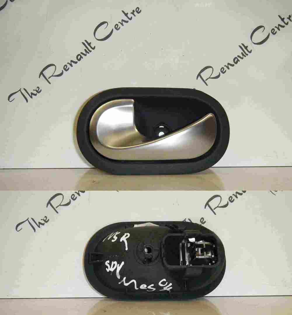 Renault Megane 2002-2008 Wind Passenger NSR Rear Interior Door Handle Silver
