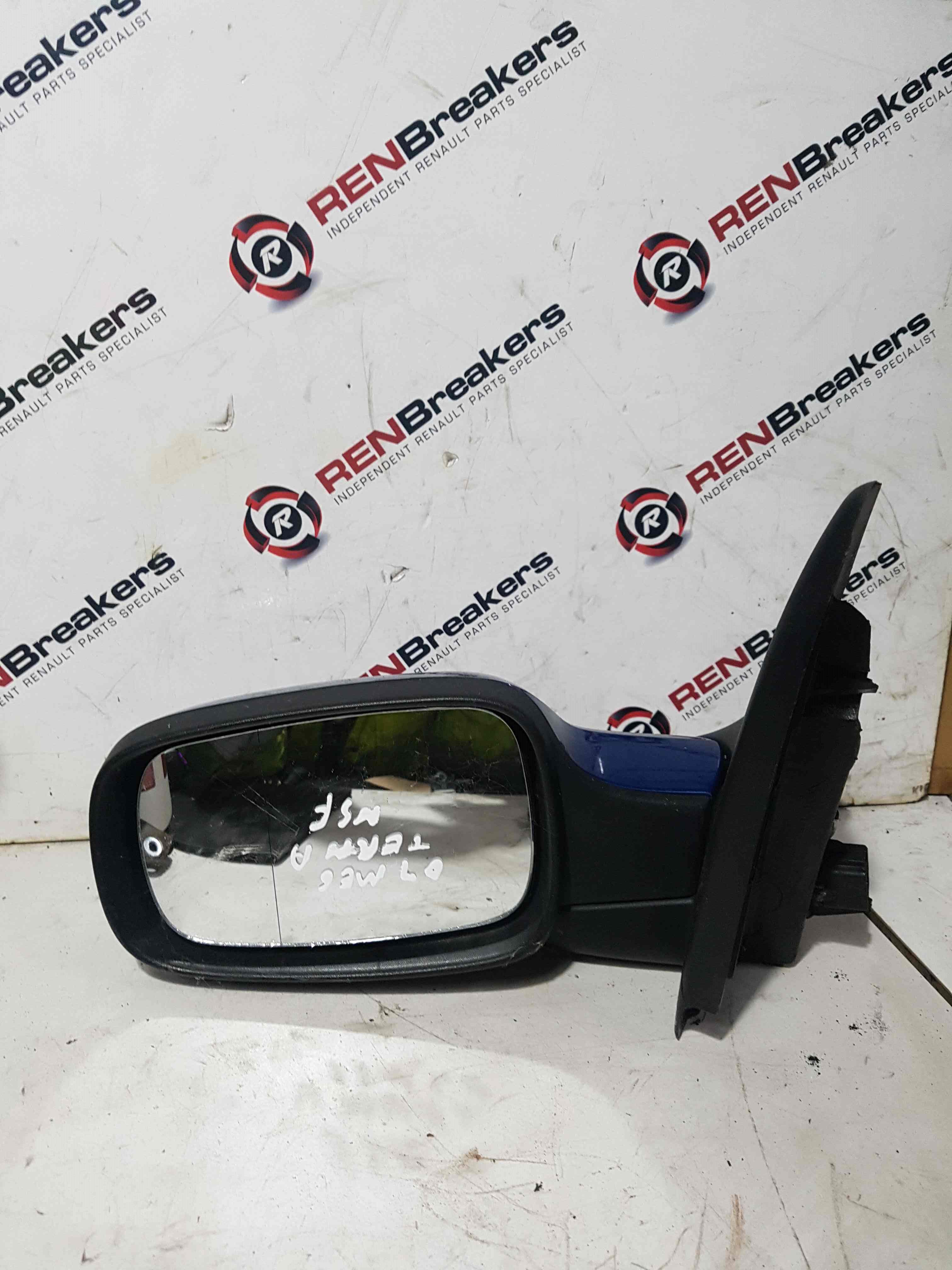 Thumb 7 Renault Megane 2002-2008 Passenger Ns Wing Mirror Blue Terna