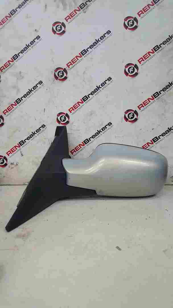 Renault Megane 2002-2008 Passenger Ns Wing Mirror Silver 632 Folding