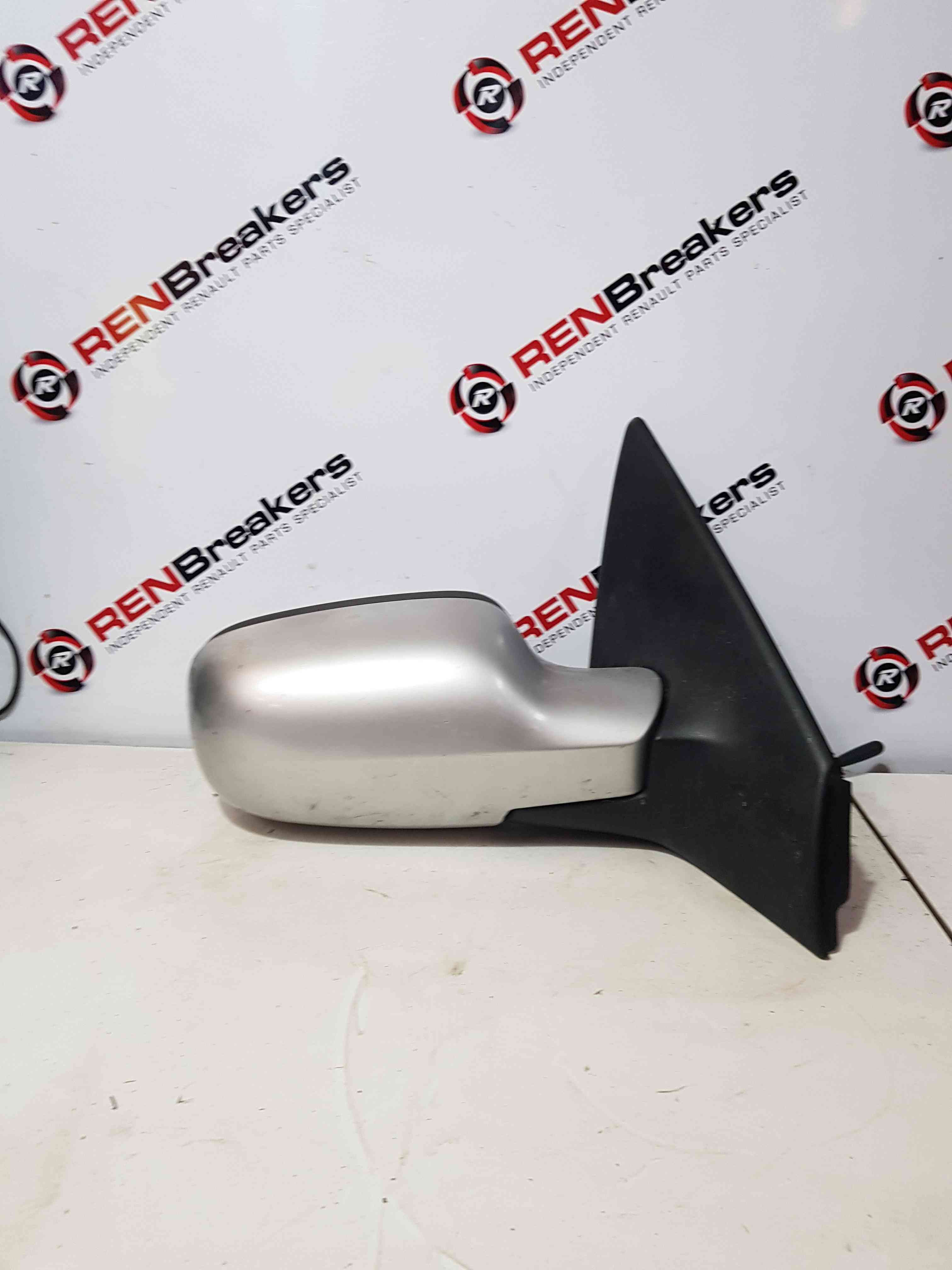 Thumb 11 Renault Megane 2002-2008 Passenger Ns Wing Mirror Silver Ted69 Manual