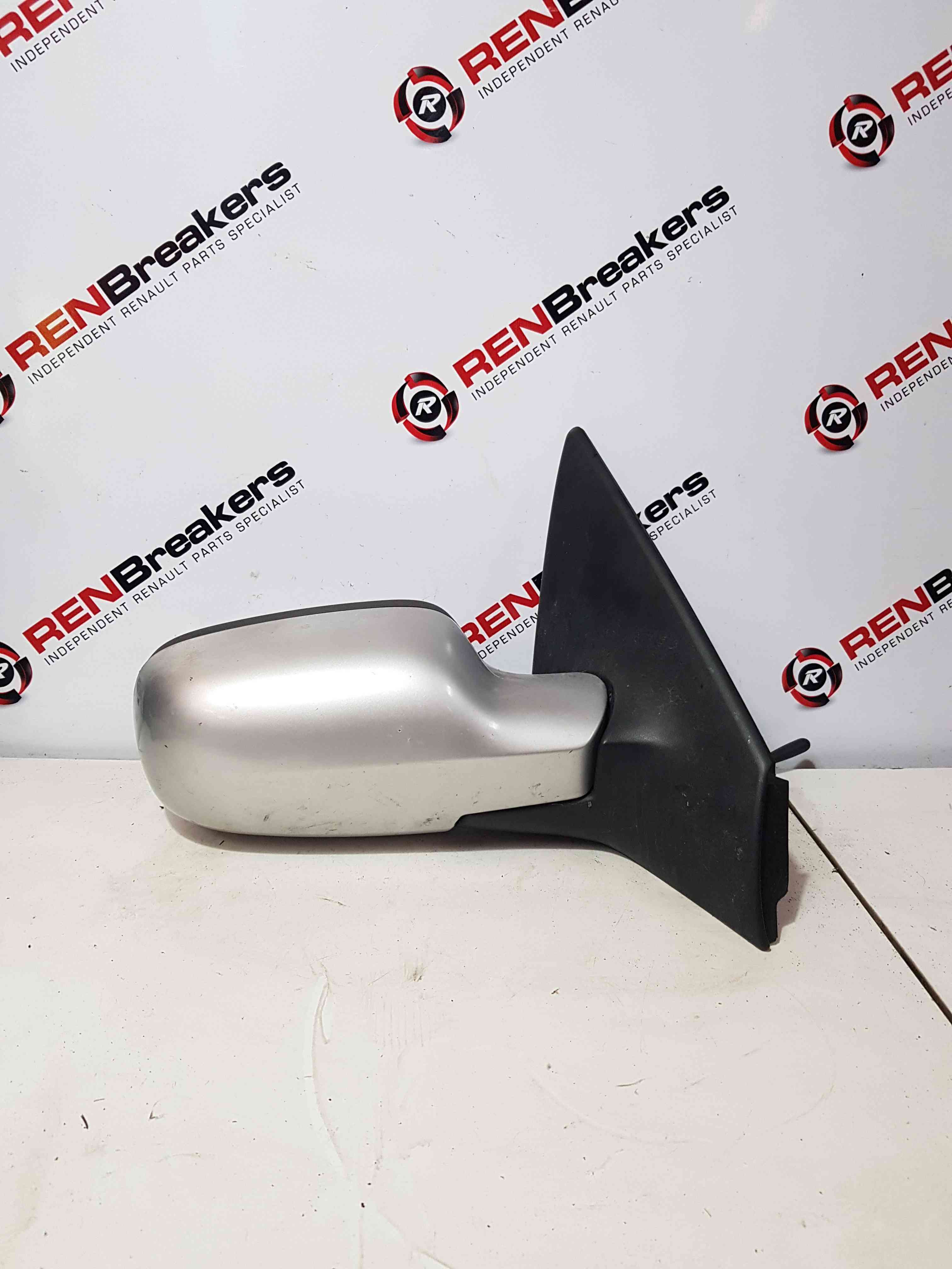 Thumb 12 Renault Megane 2002-2008 Passenger Ns Wing Mirror Silver Ted69 Manual