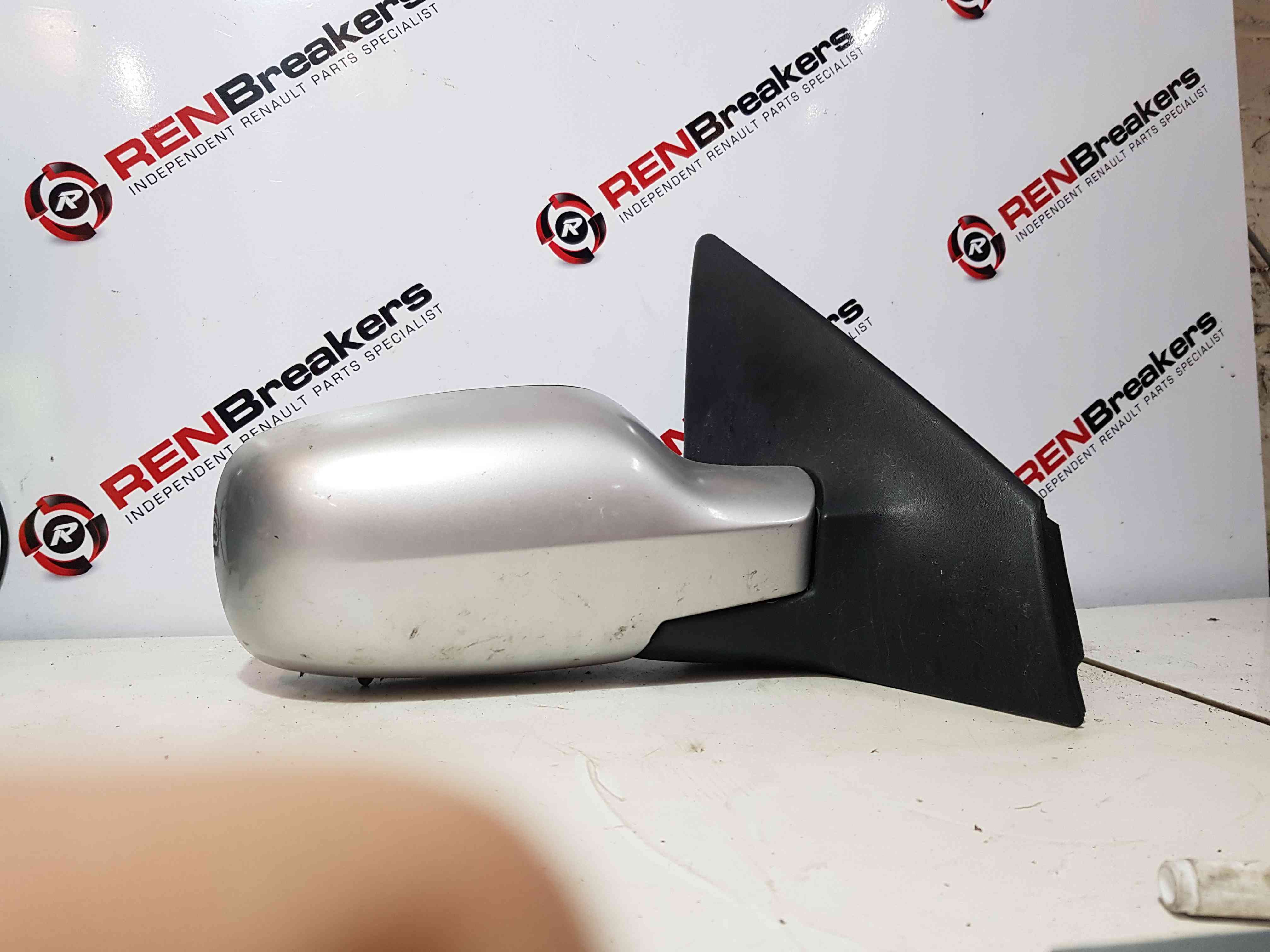Thumb 3 Renault Megane 2002-2008 Passenger Ns Wing Mirror Silver Ted69 Manual