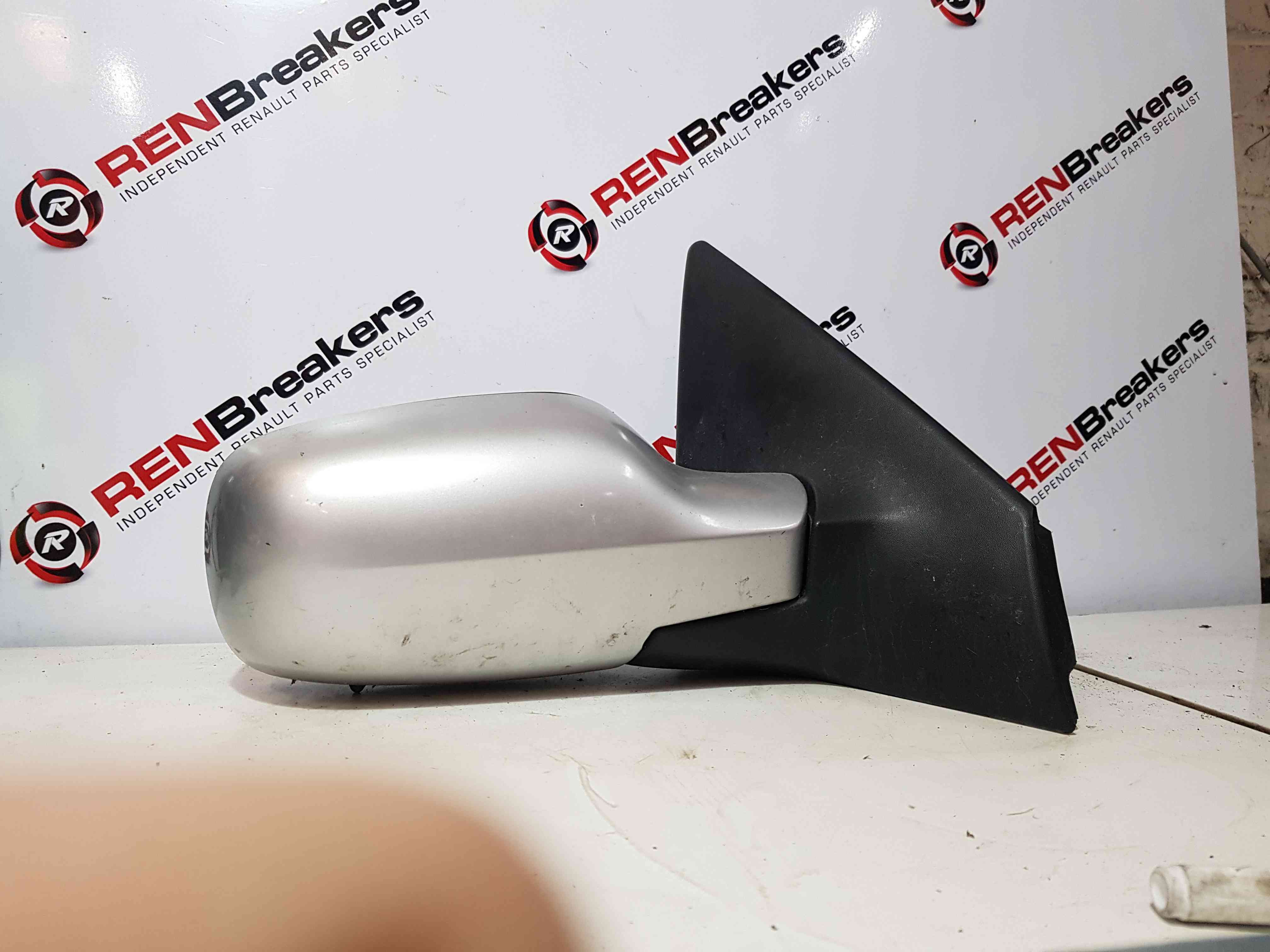 Thumb 4 Renault Megane 2002-2008 Passenger Ns Wing Mirror Silver Ted69 Manual