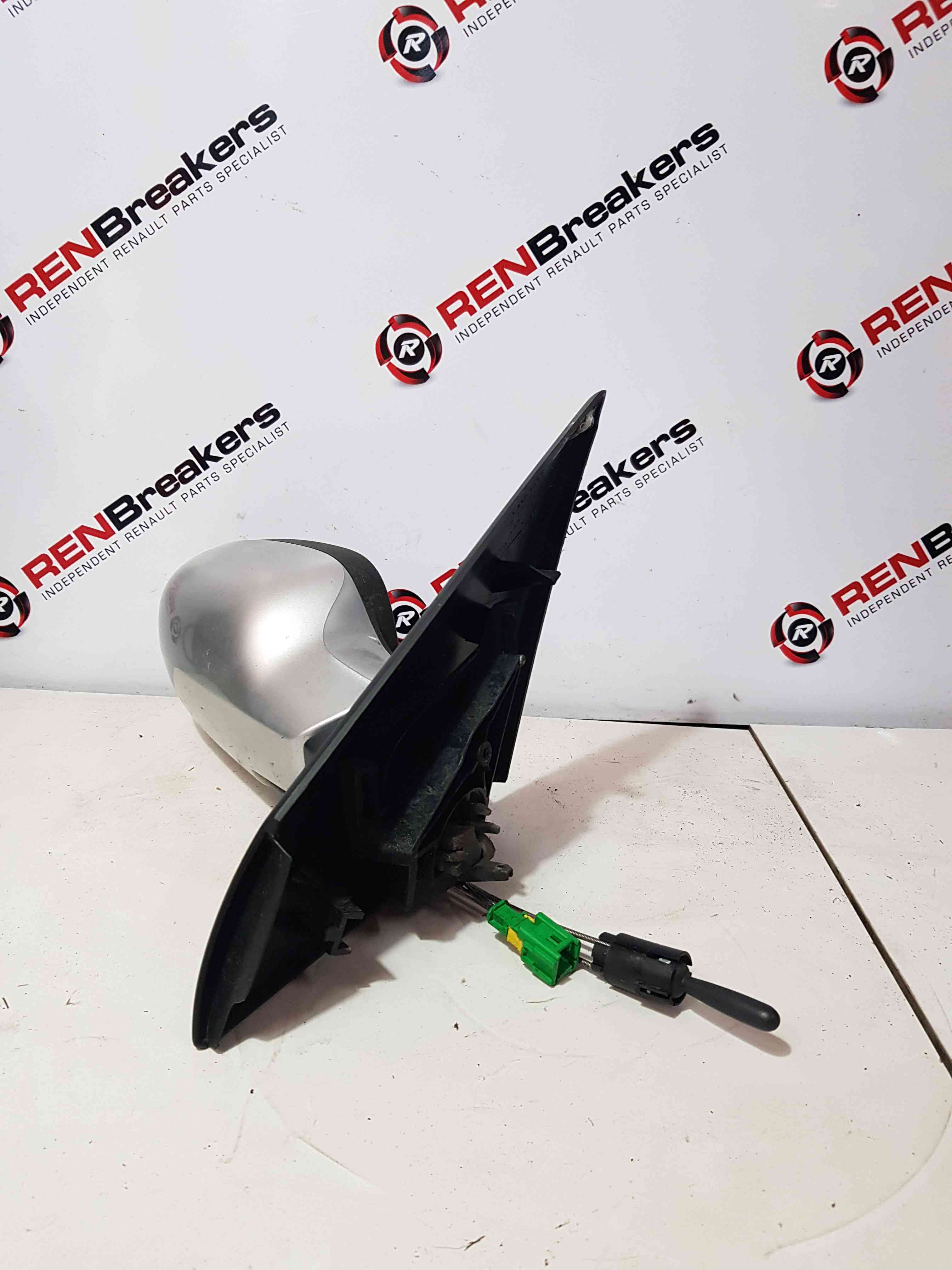 Thumb 5 Renault Megane 2002-2008 Passenger Ns Wing Mirror Silver Ted69 Manual