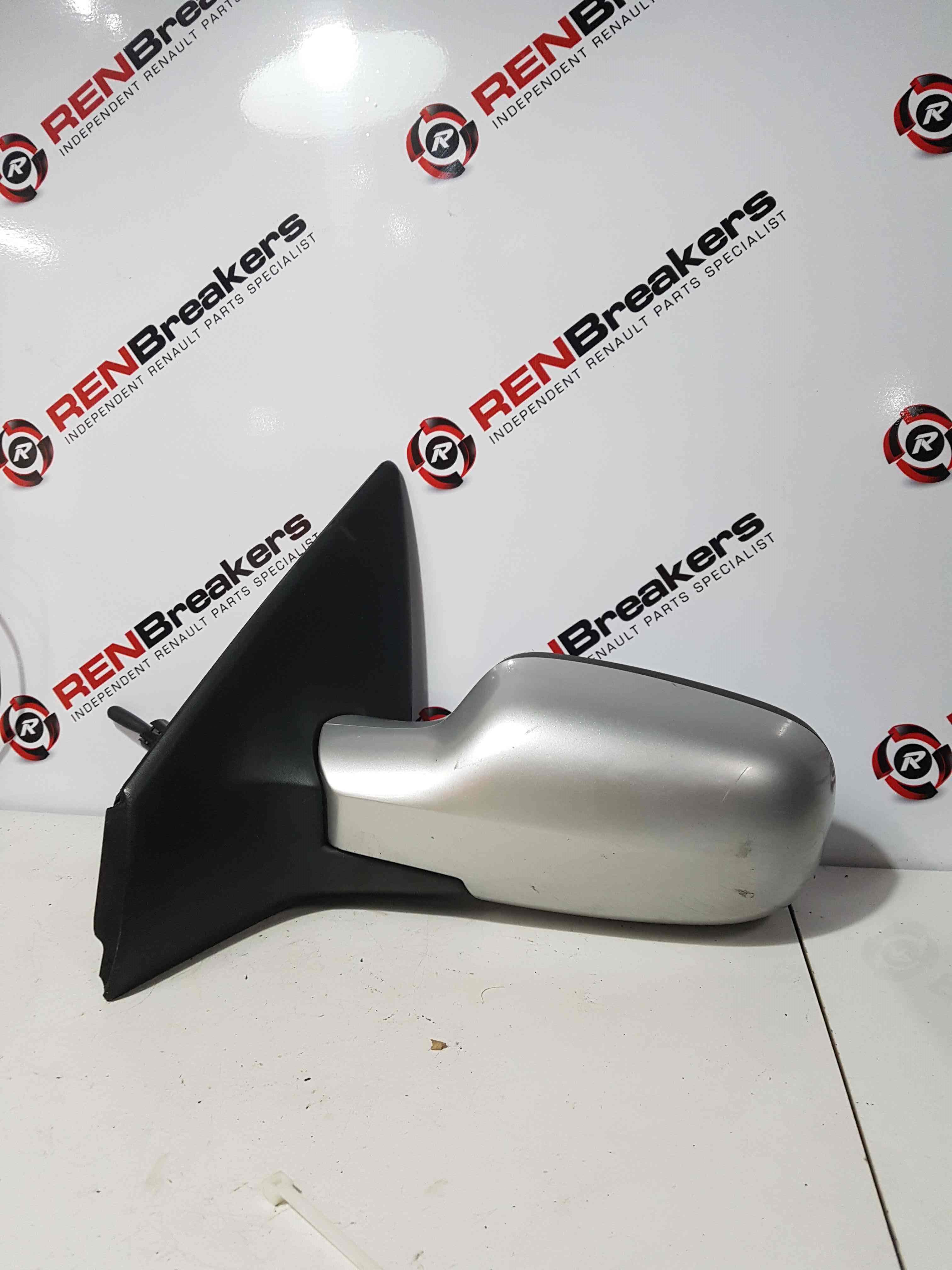 Renault Megane 2002-2008 Passenger Ns Wing Mirror Silver Ted69