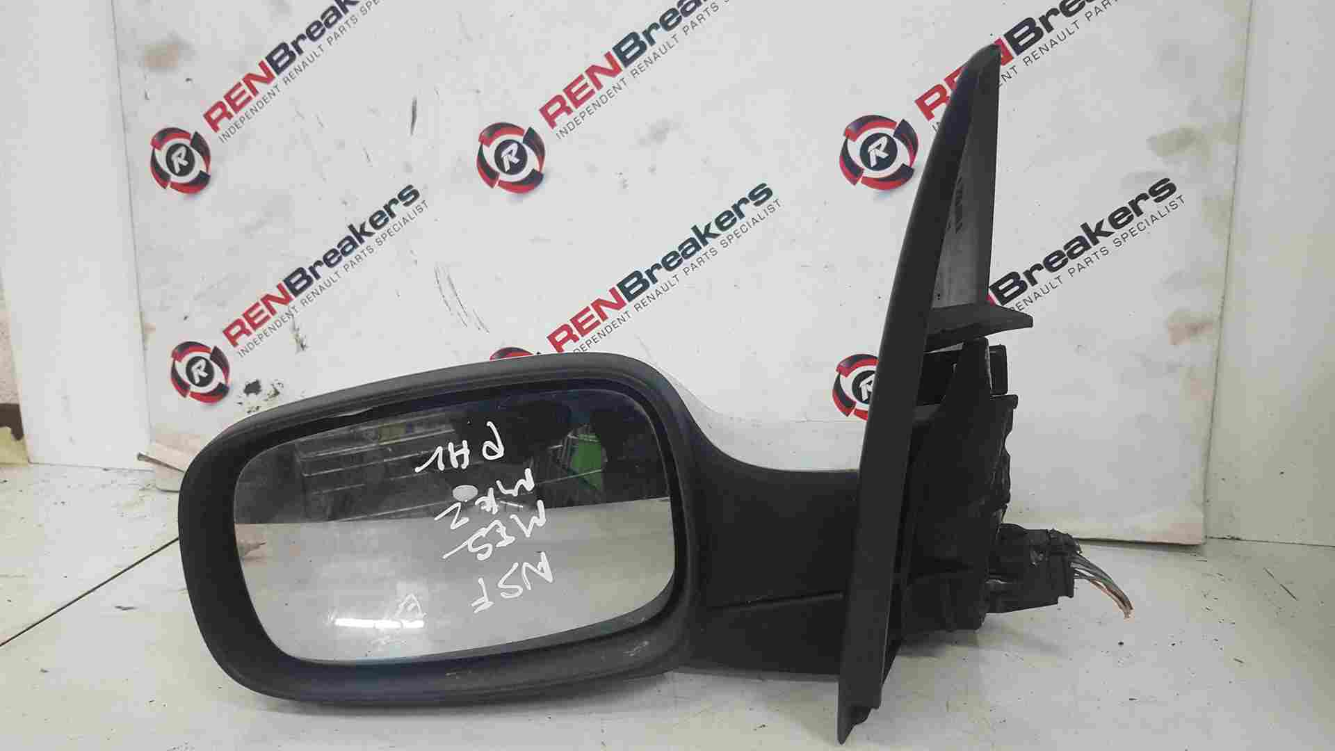 Thumb 4 Renault Megane 2002-2008 Passenger Ns Wing Mirror White Ov369 Scuffed