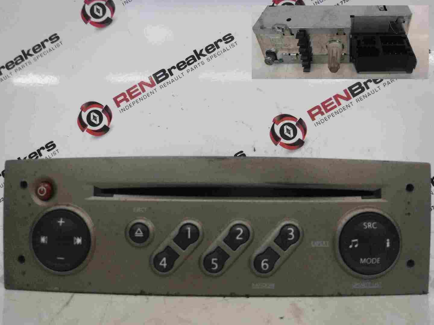 Renault Megane 2002-2008 Radio Cd Player Beige Update List + Code