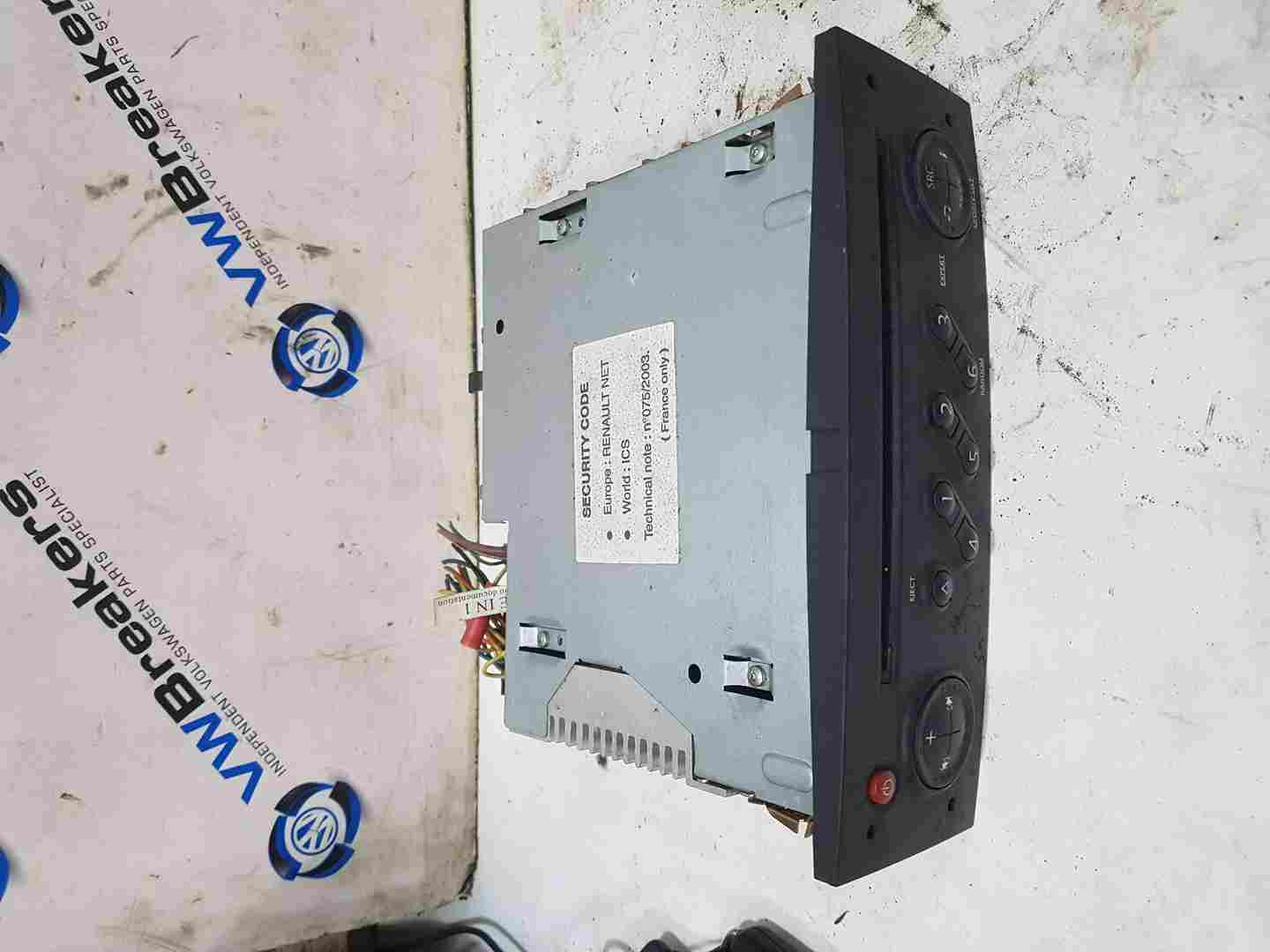Thumb 3 Renault Megane 2002-2008 Radio Cd Player Update List   Code 8200607918