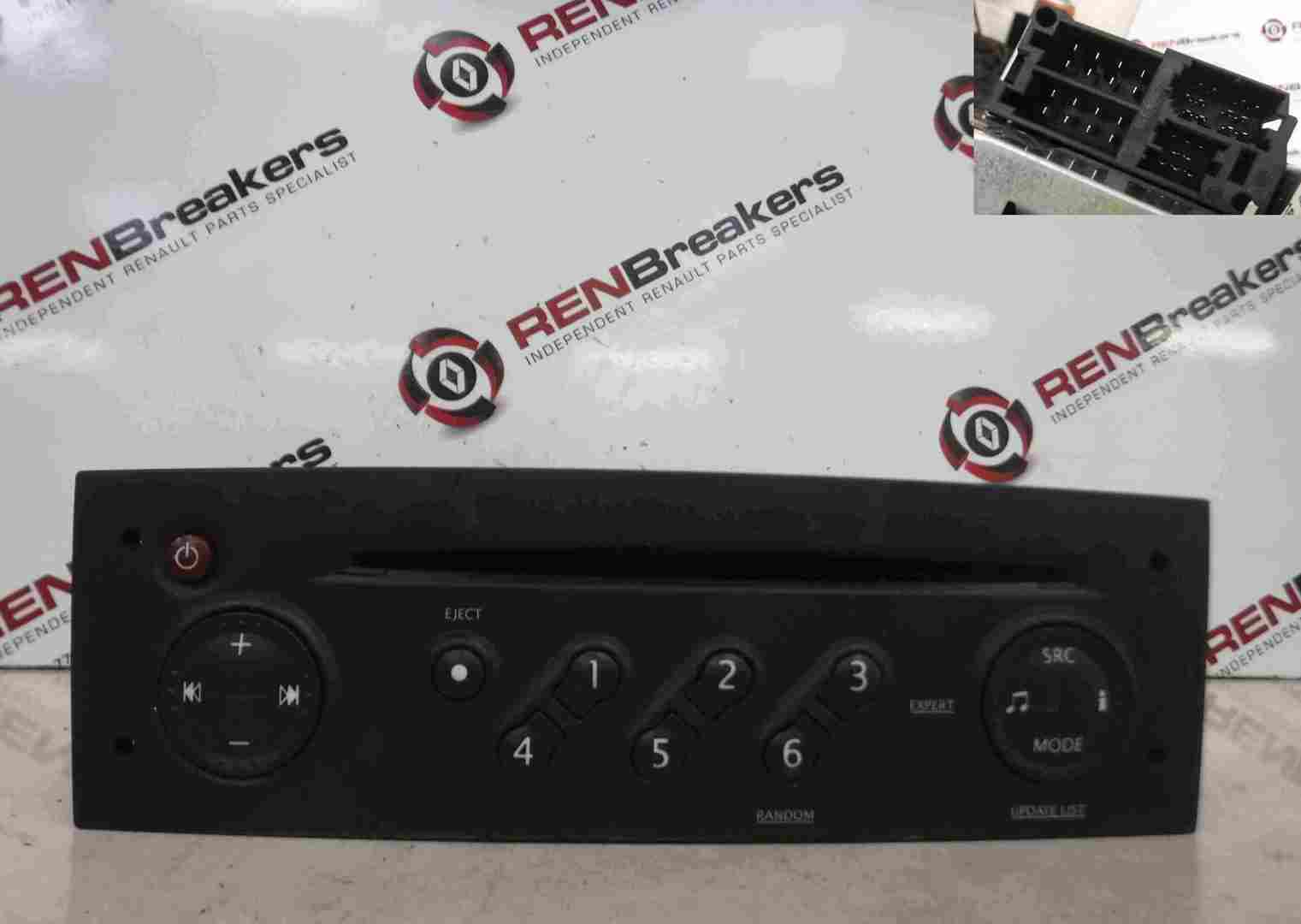 Renault Megane 2002-2008 Radio Cd Player Update List    Code