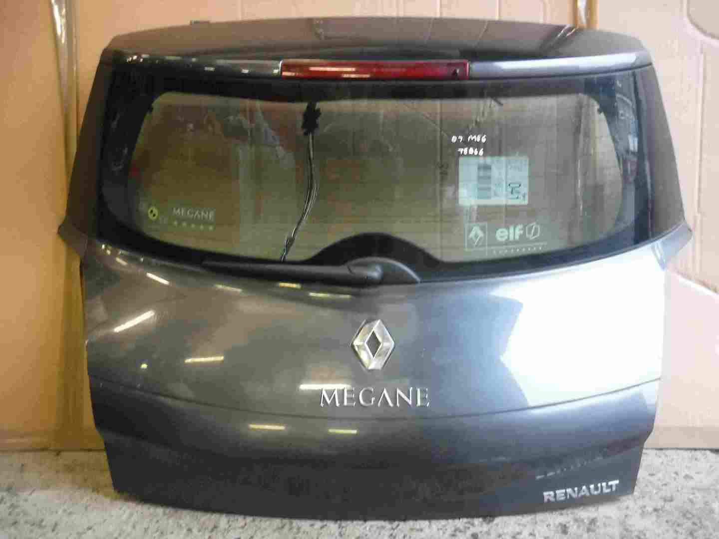 Renault Megane 2002-2008 Rear Tailgate Boot Grey TEB66