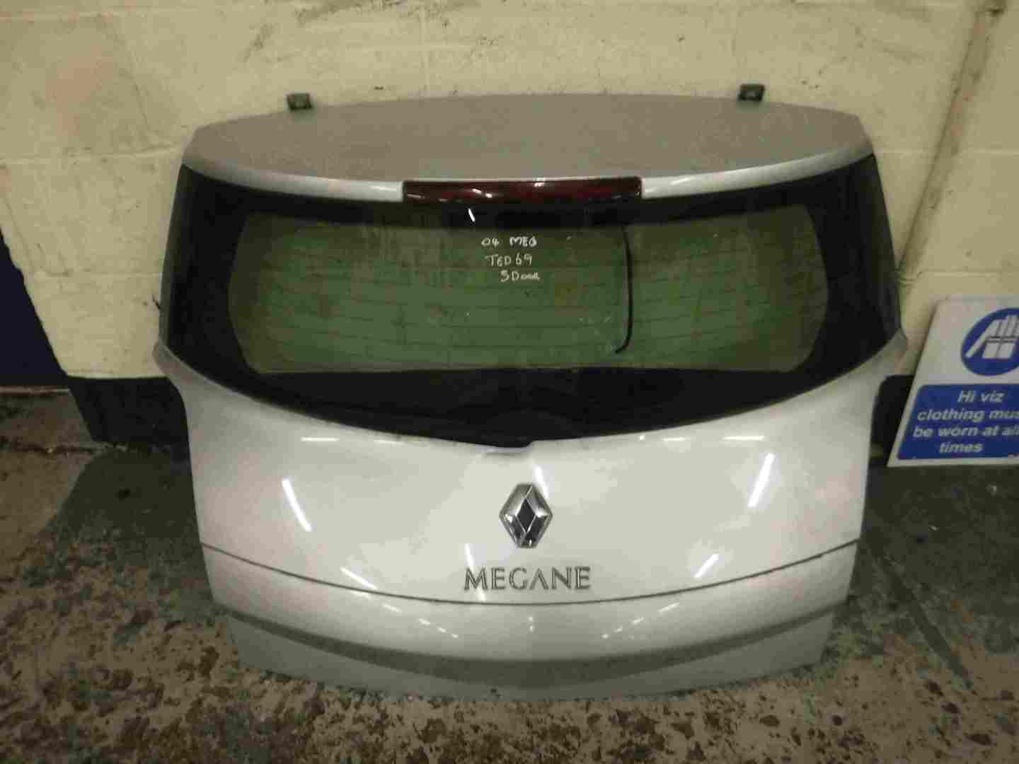 Renault Megane 2002-2008 Rear Tailgate Boot Silver TED69