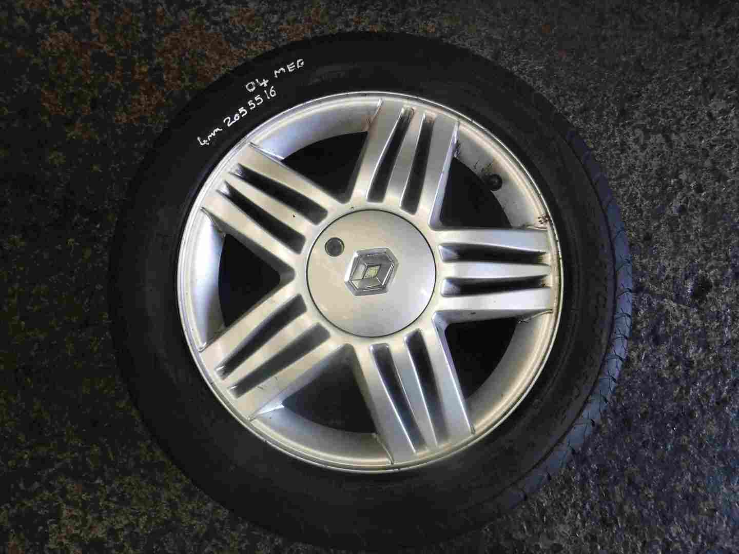 Renault Megane 2002-2008 Reinastella Alloy Wheel + Tyre 205 55 16 4mm