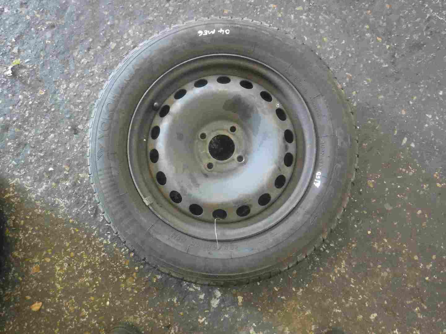 Renault Megane 2002-2008 Spare Steel Wheel Rim + Tyre 195 65 15 5mm Tread