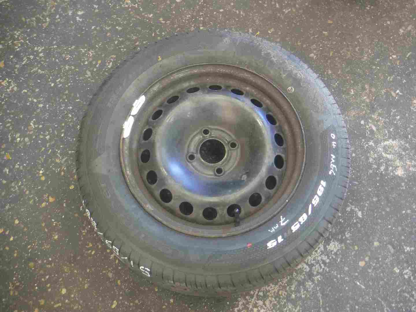Renault Megane 2002-2008 Steel Wheel Rim + Tyre 195 65 15 7mm