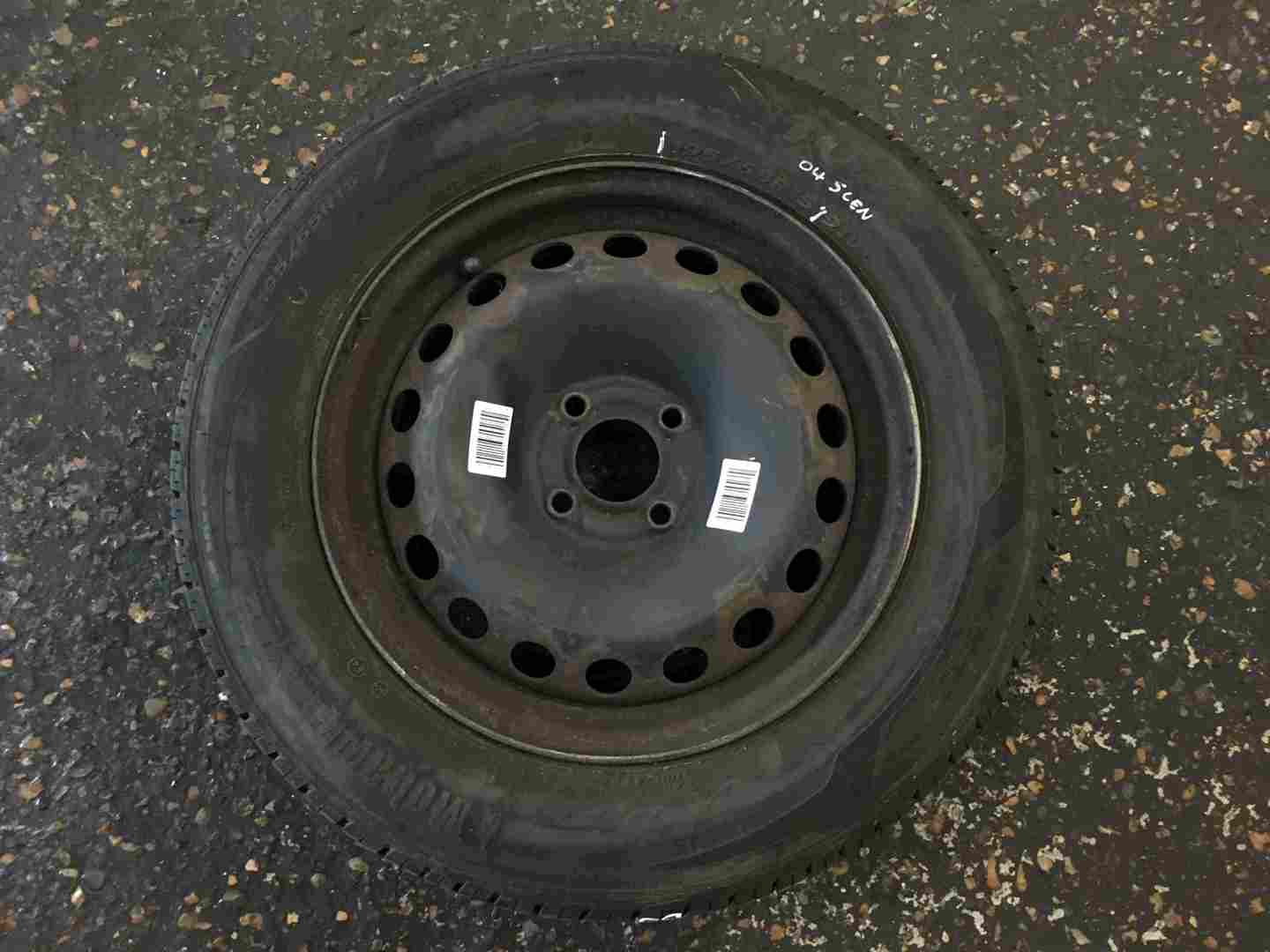 Renault Megane 2002-2008 Steel Wheel Rim + Tyre 195 65 15 8mm