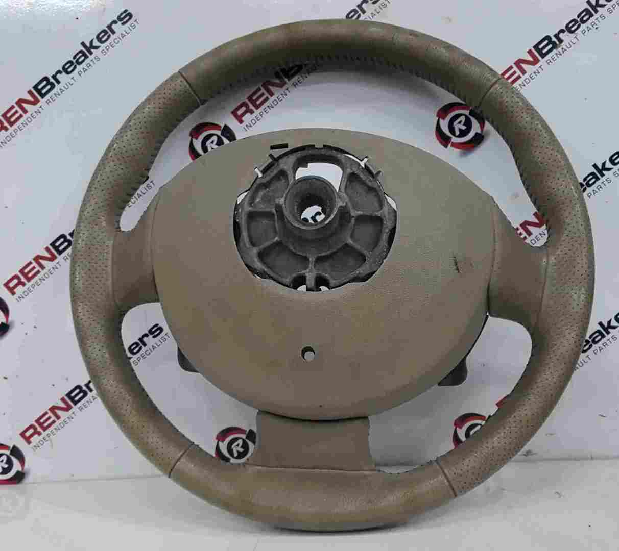 Thumb 2 Renault Megane 2002-2008 Steering Wheel Beige 8200495297