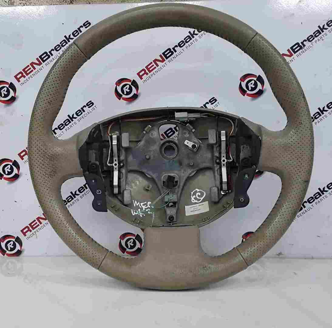 Renault Megane 2002-2008 Steering Wheel Beige 8200495297