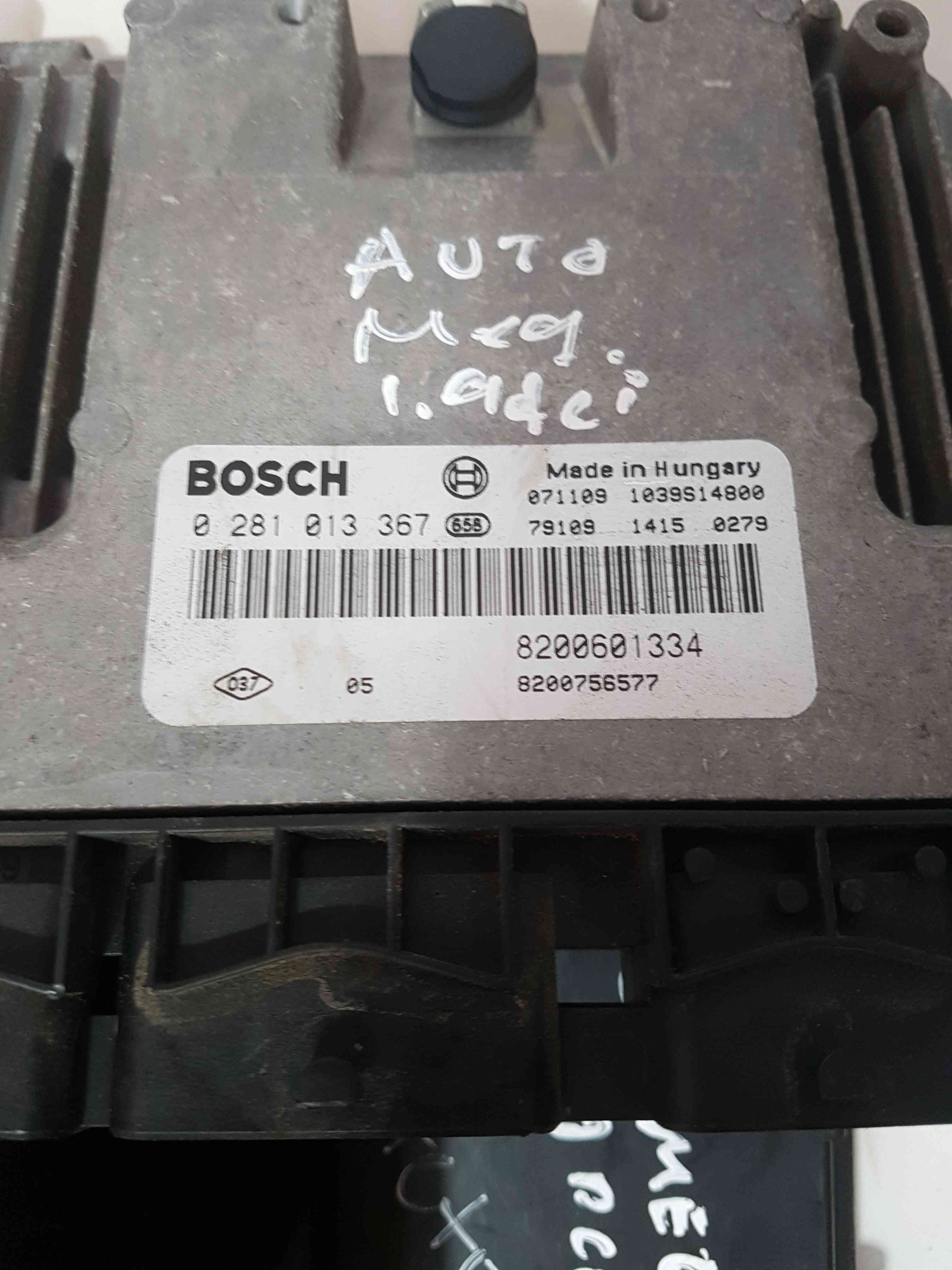 Thumb 3 Renault Megane 2003-2009 1.9 DCI Ecu SET Uch BCM Immobiliser + KEY Card Auto