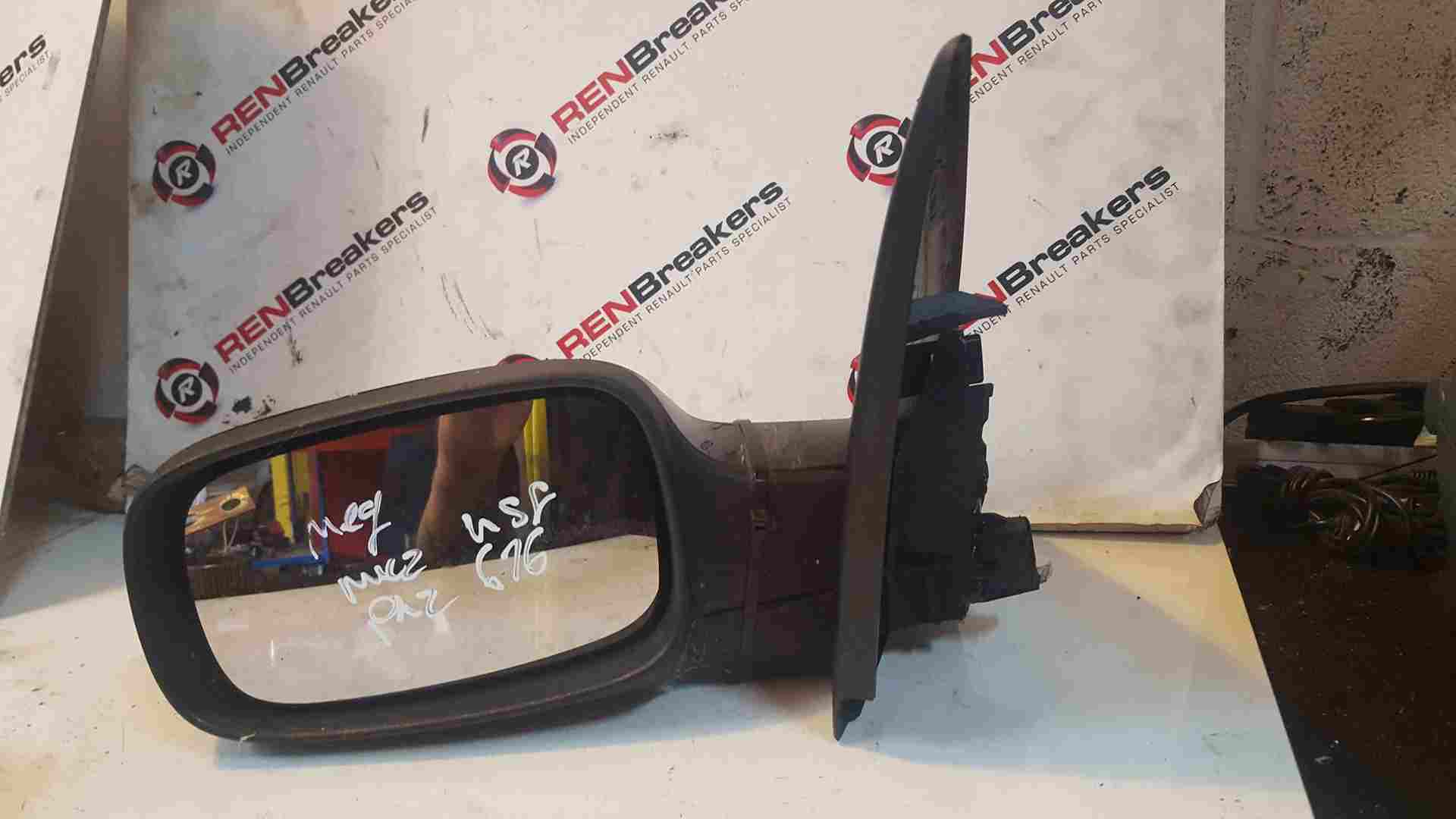 Thumb 7 Renault Megane 2003-2009 Passenger Ns Wing Mirror Black 676