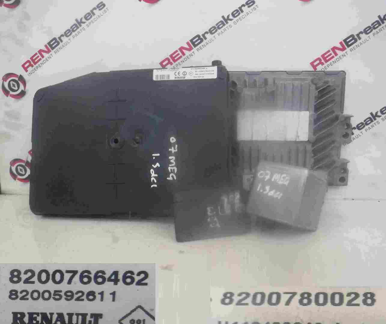 Renault Megane 2006-2008 1.5 dCi ECU SET UCH BCM Steering Lock + Key Card