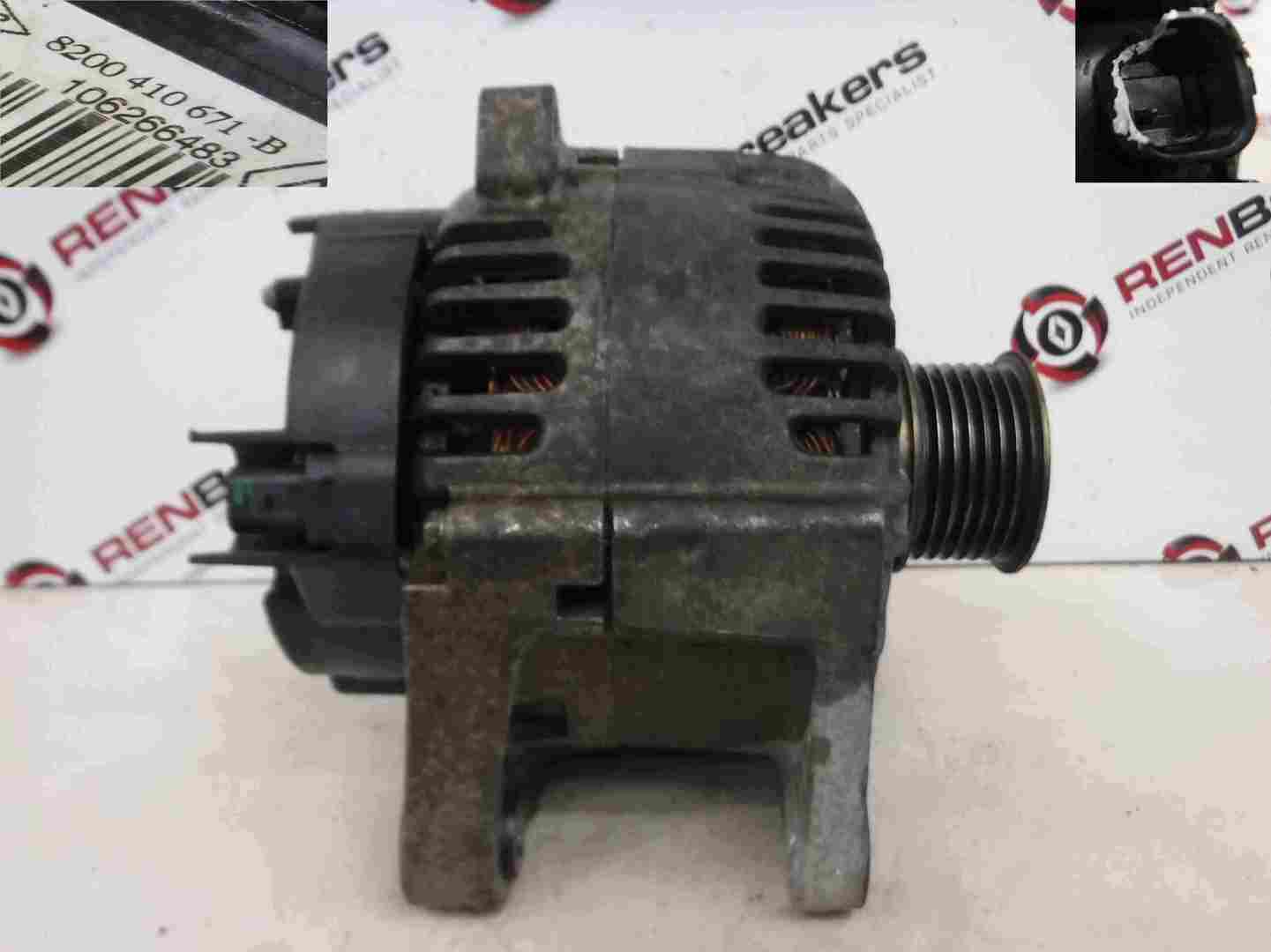 Renault Megane 2006-2008 1.9 DCi Alternator F9Q 809 8200410671