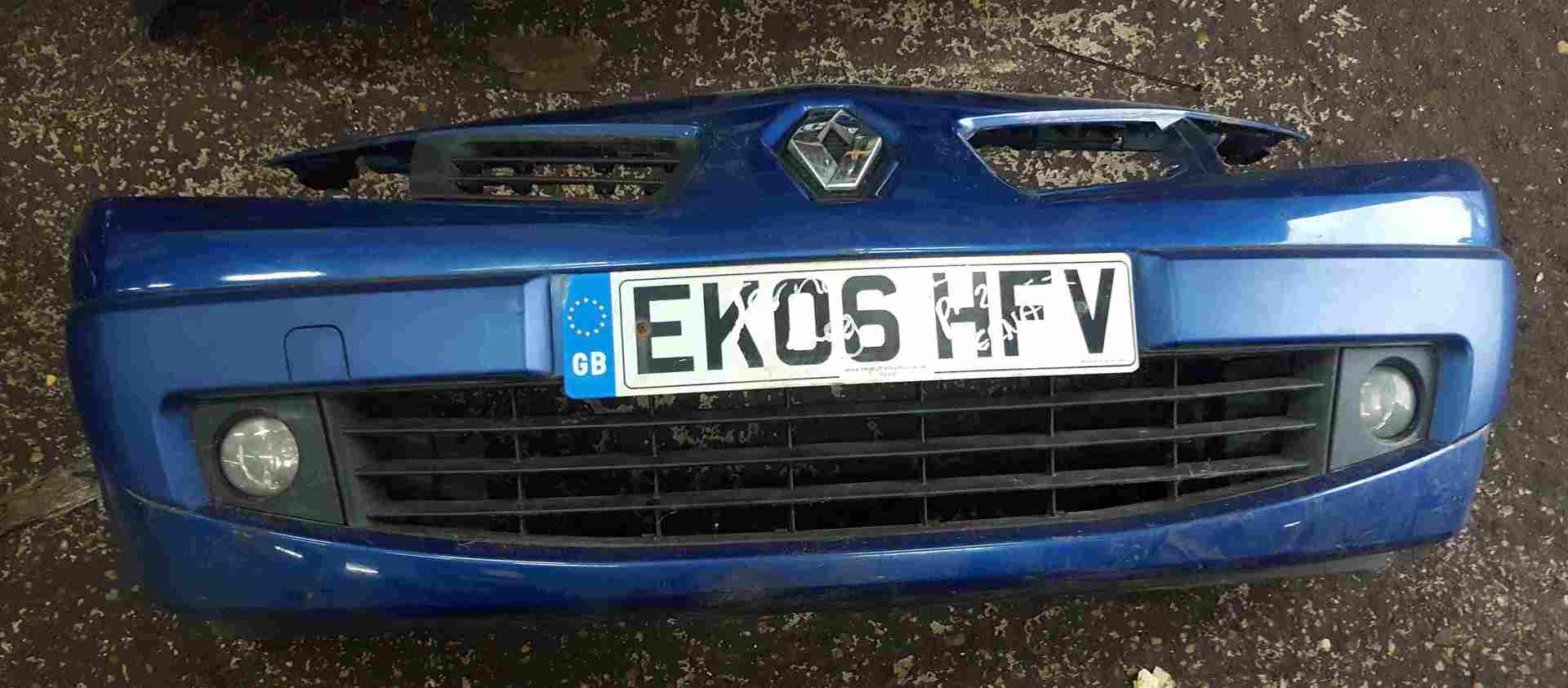 Renault Megane 2006-2008 Front Bumper Blue TERNA