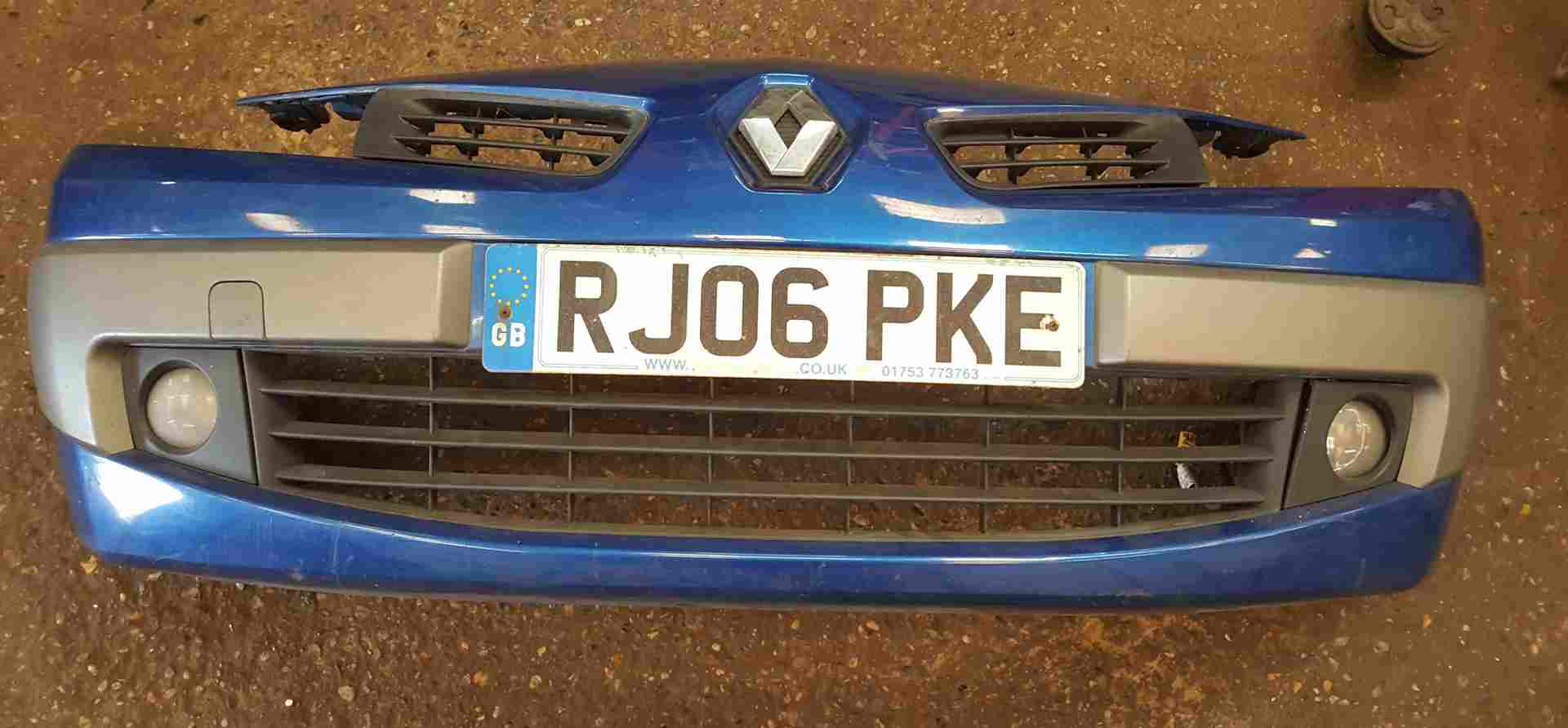 Renault Megane 2006-2008 Front Bumper Blue TERNA FACELIFT