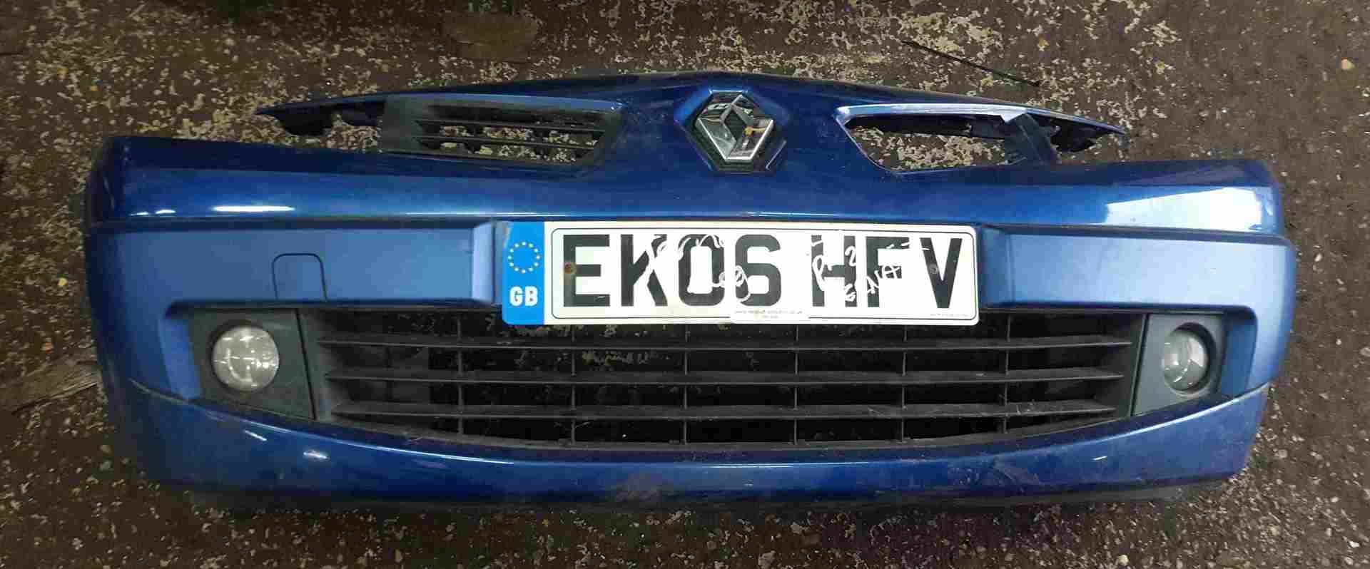 Thumb 7 Renault Megane 2006-2008 Front Bumper Blue TERNA