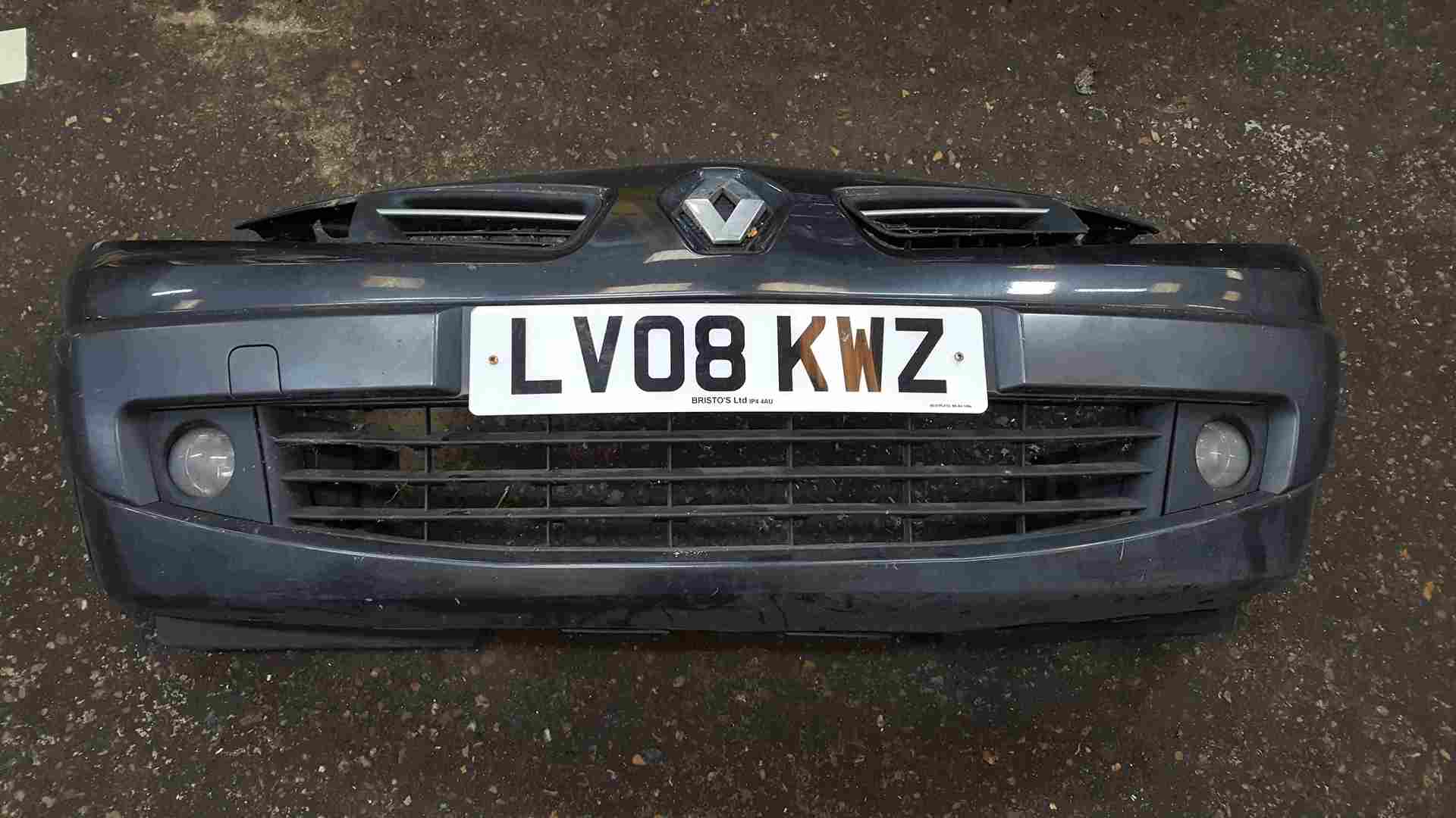 Renault Megane 2006-2008 Front Bumper Grey TEB66 FACELIFT