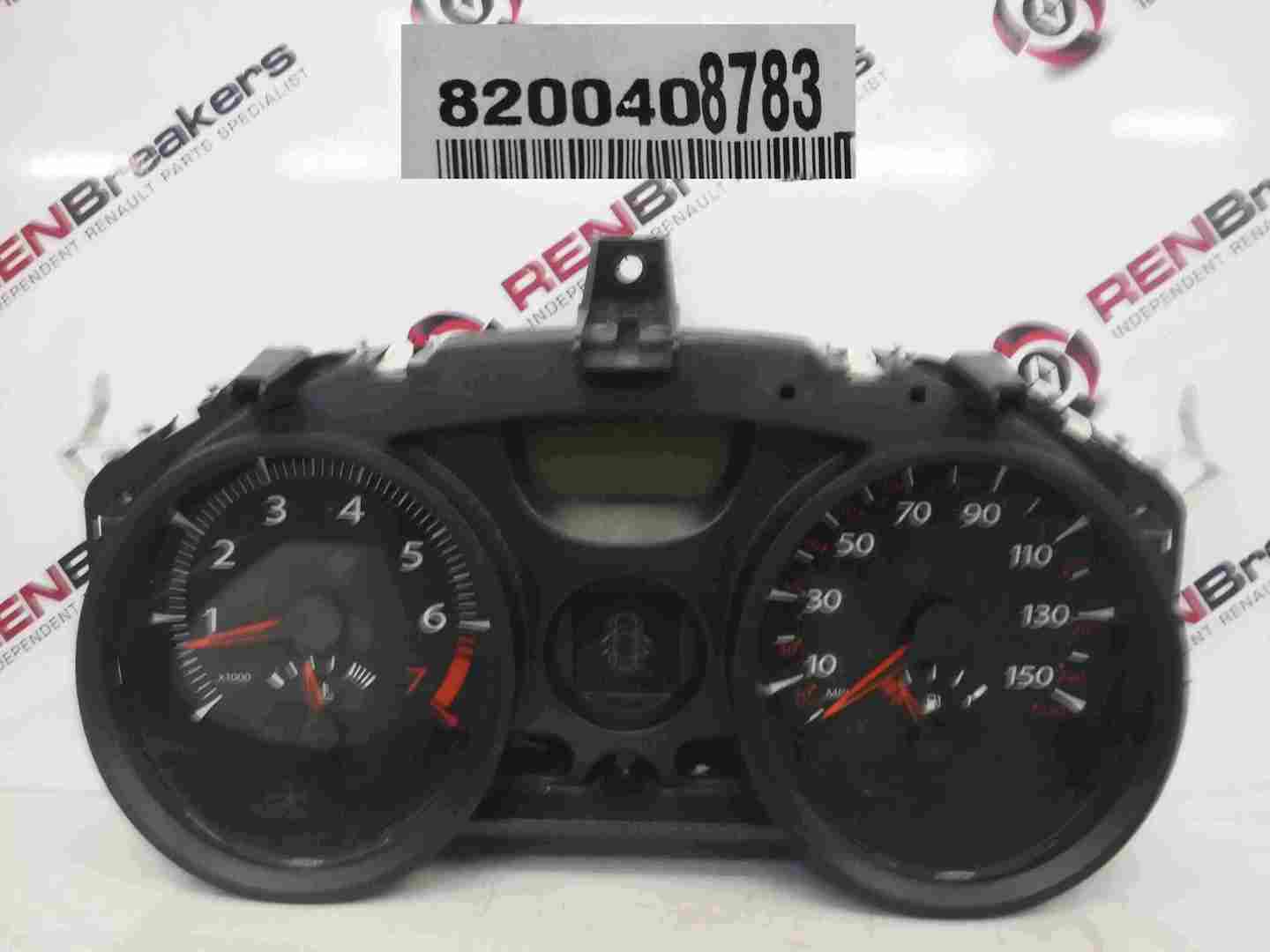 Renault Megane 2006-2008 Instrument Panel Clocks 100K 8200408783