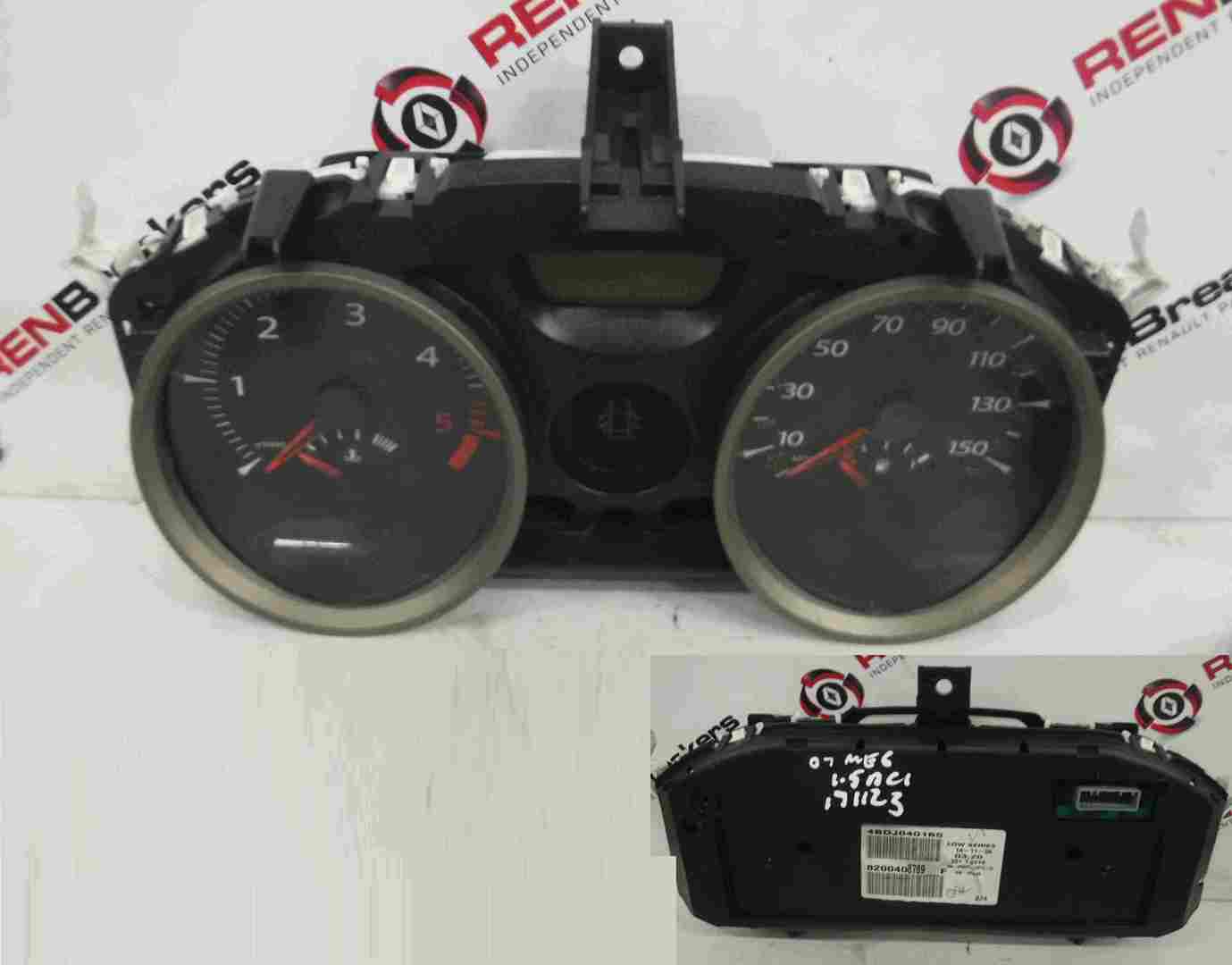 Renault Megane 2006-2008 Instrument Panel Dials Gauges Clocks 133k 8200408789