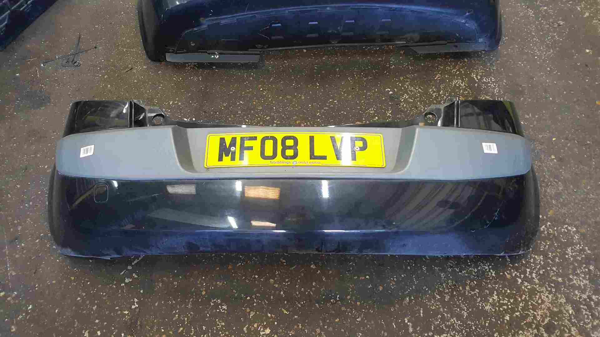 Thumb 2 Renault Megane 2006-2008 Rear Bumper Black 676