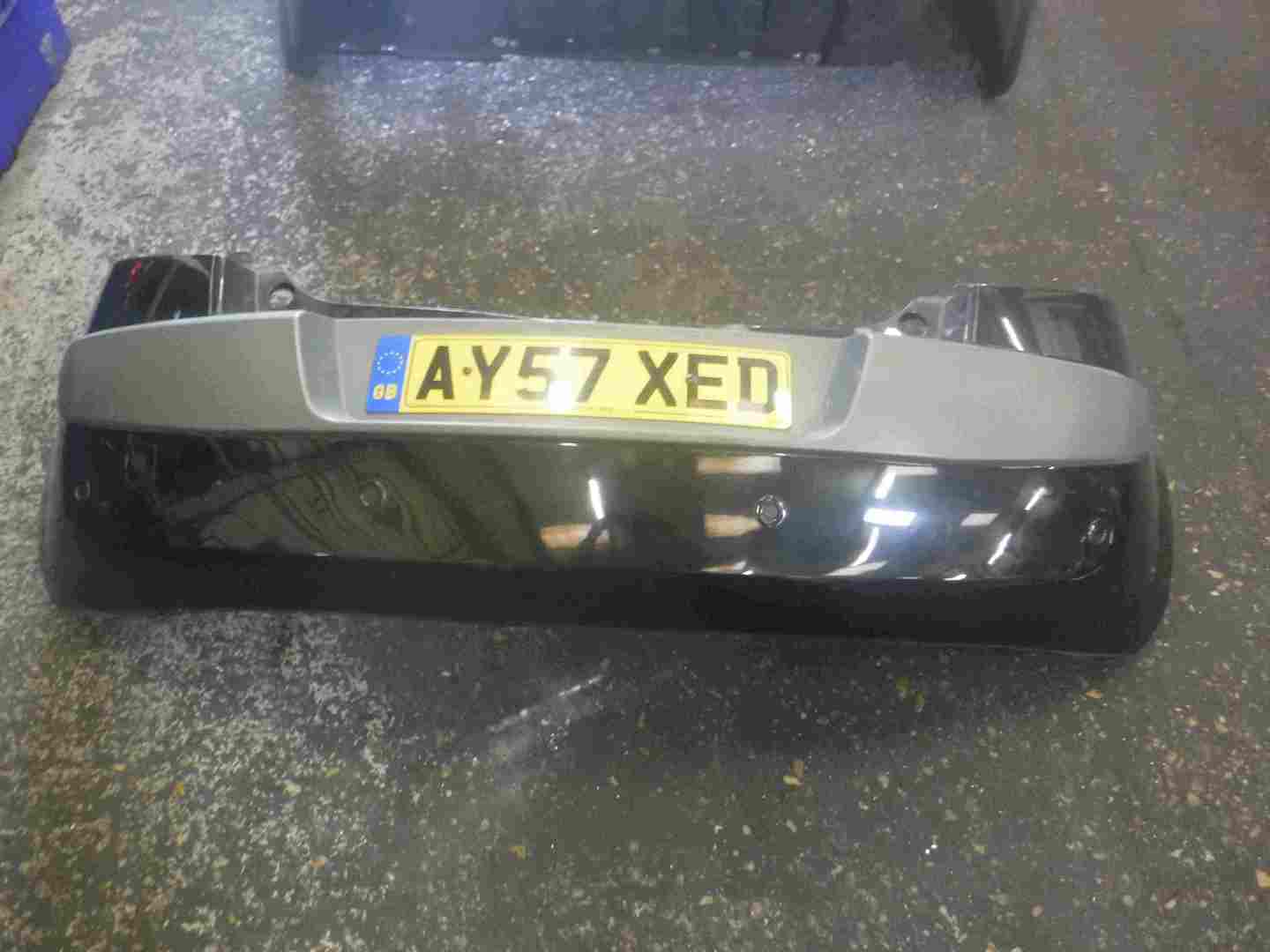 Renault Megane 2006-2008 Rear Bumper Black 676 With Reversing Sensors