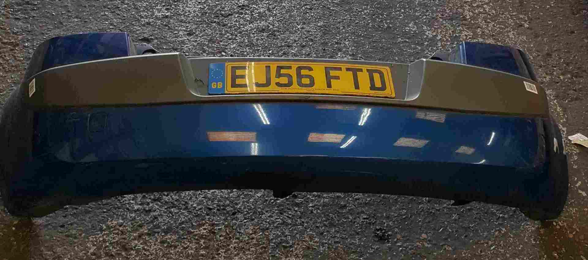 Renault Megane 2006-2008 Rear Bumper Blue TERNA FACELIFT