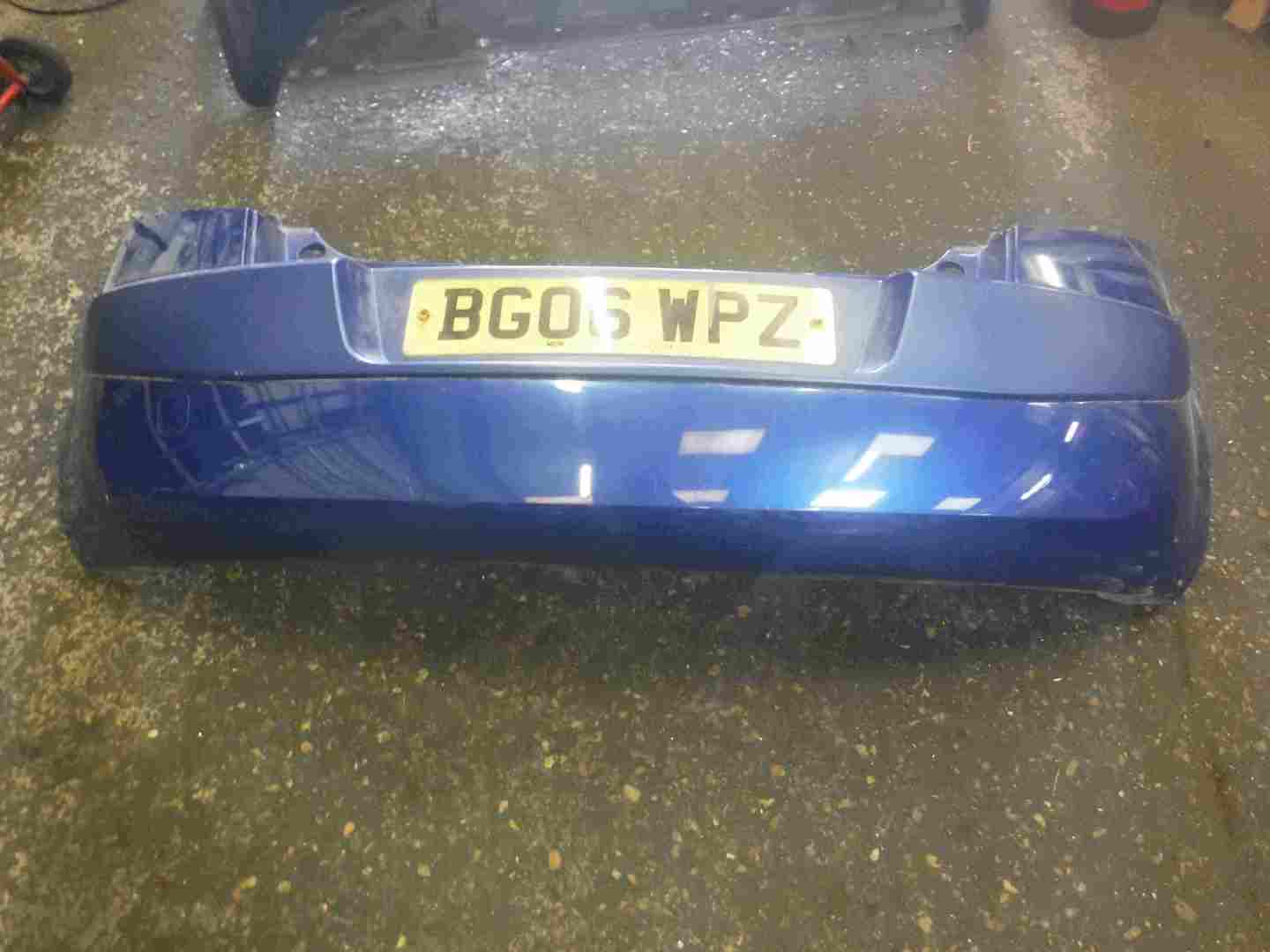 Renault Megane 2006-2008 Rear Bumper Blue TERNA FACELIFT